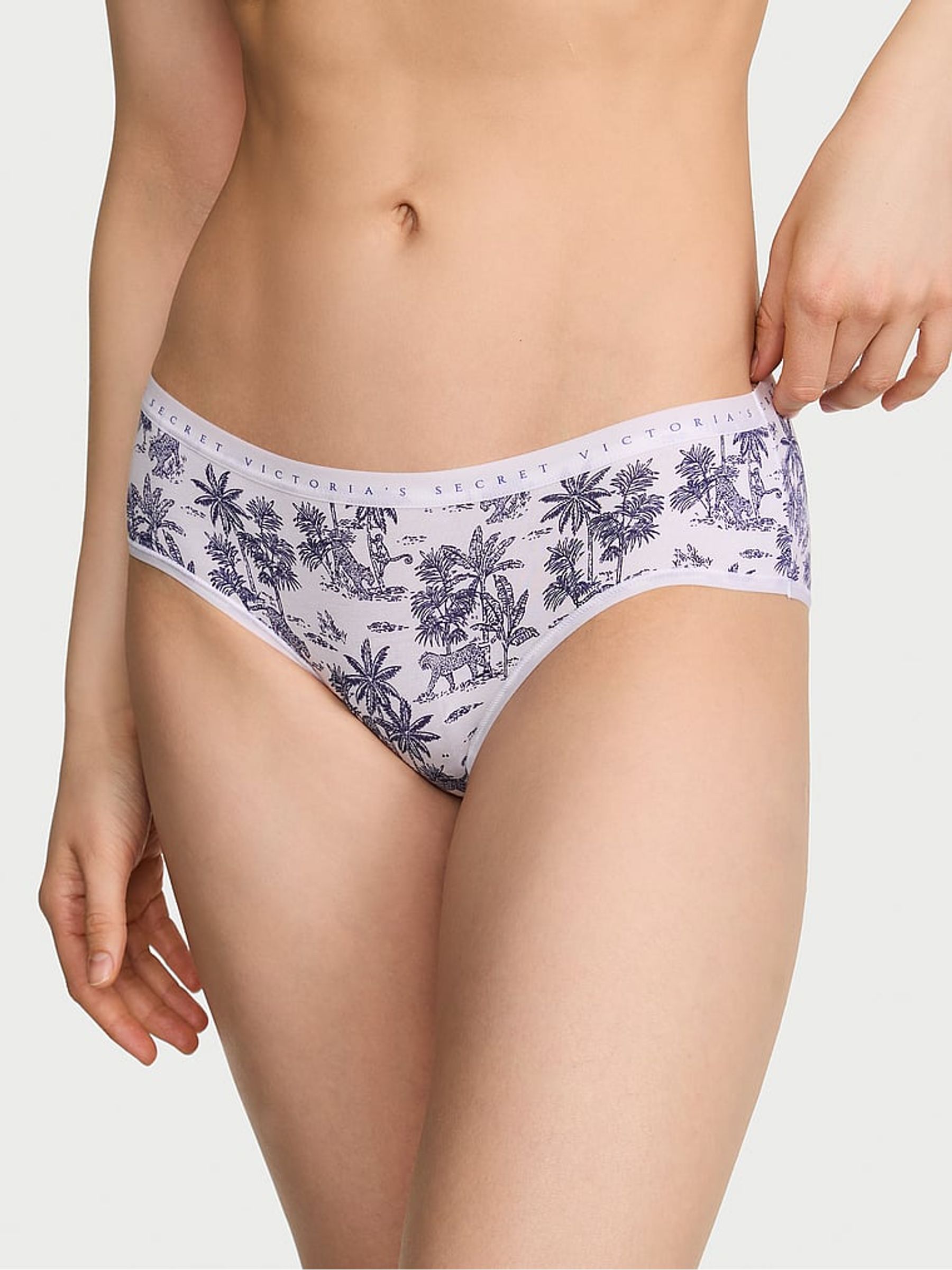 White Jungle Hipster Knickers - Image 1 of 2