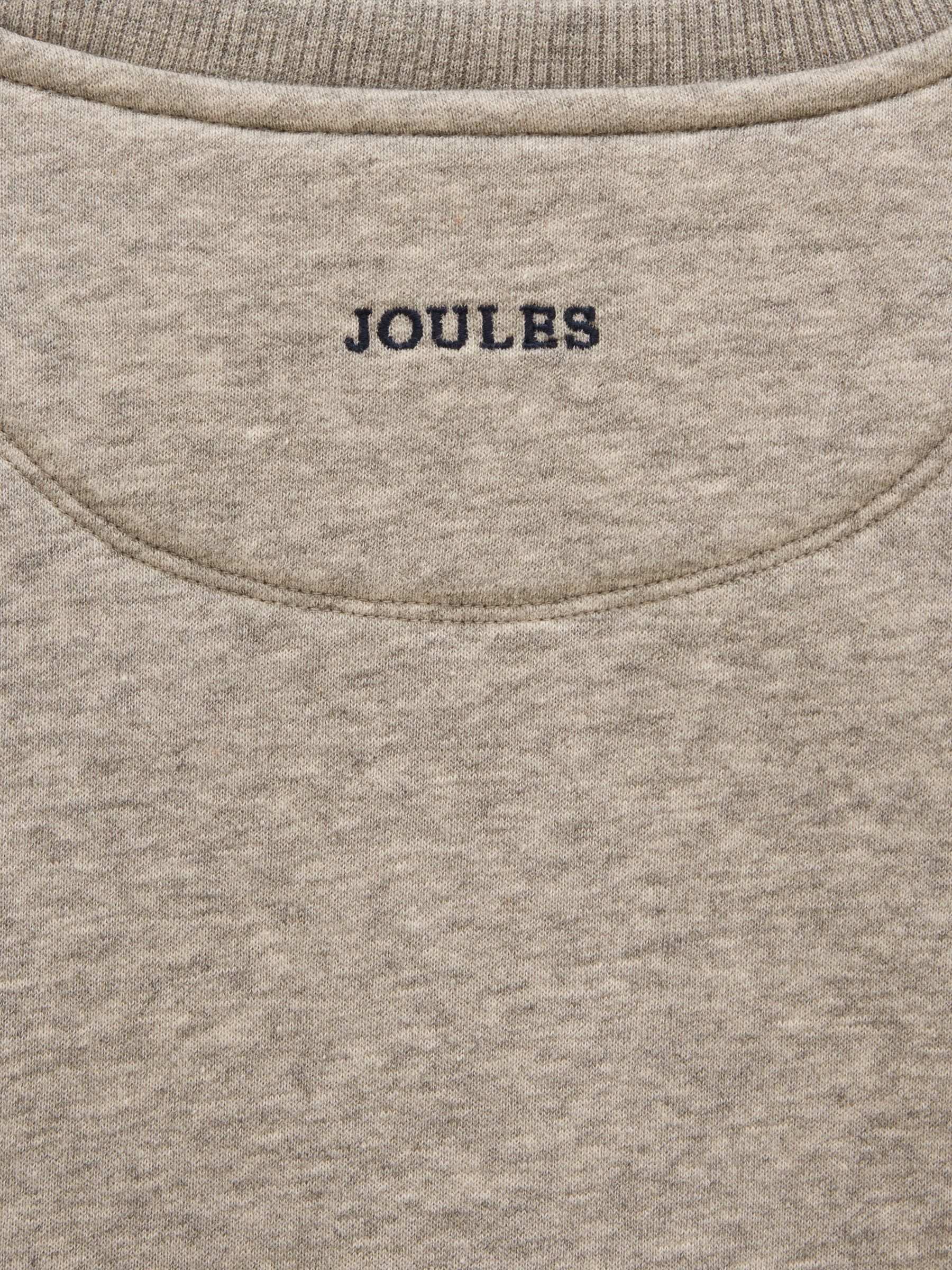 Boys' Jasper Grey Marl Crew Badge Sweatshirt - Image 7 of 7