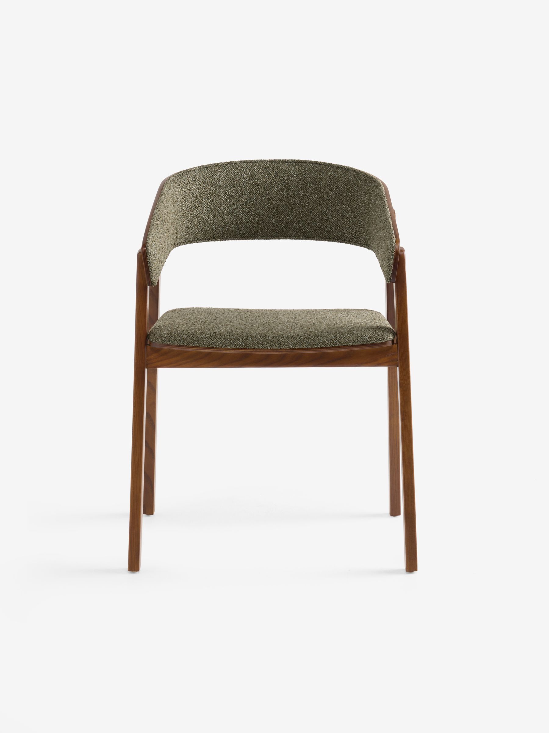 Set of 2 Aster Dining Chairs in Forest Green Pax Boucle - Image 5 of 5 Set of 2 Aster Dining Chairs in Forest Green Pax Boucle - Image 5 of 5