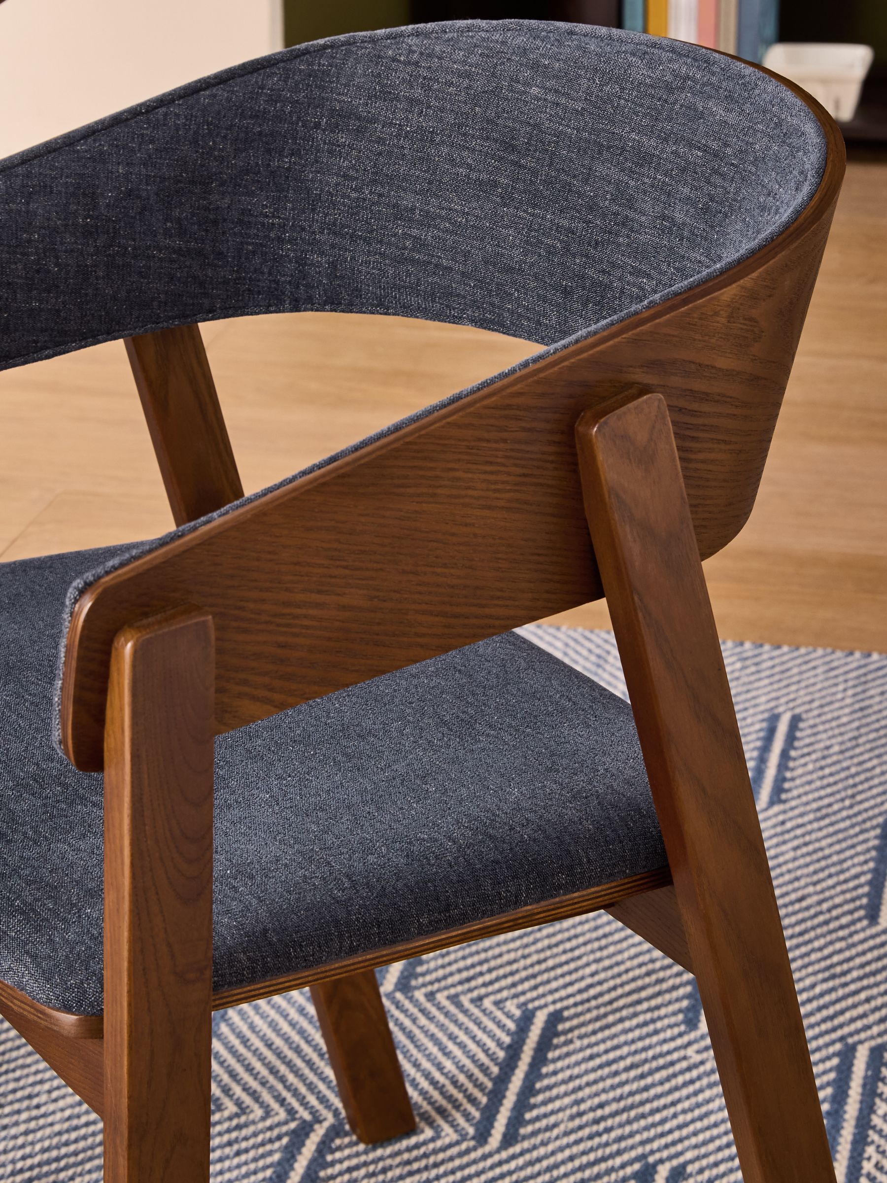 Set of 2 Aster Dining Chairs in Soft Textured Weave - Image 2 of 5