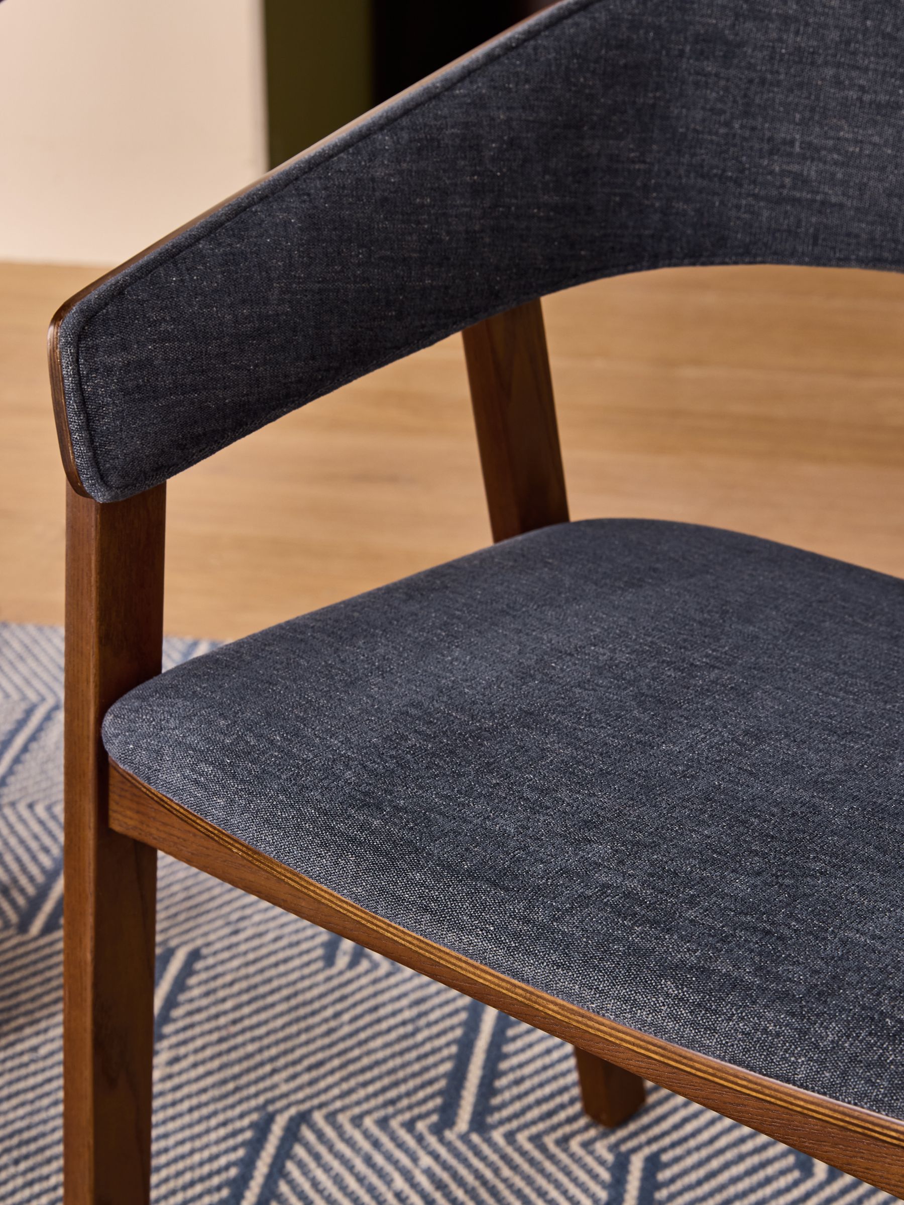 Set of 2 Aster Dining Chairs in Soft Textured Weave - Image 3 of 5