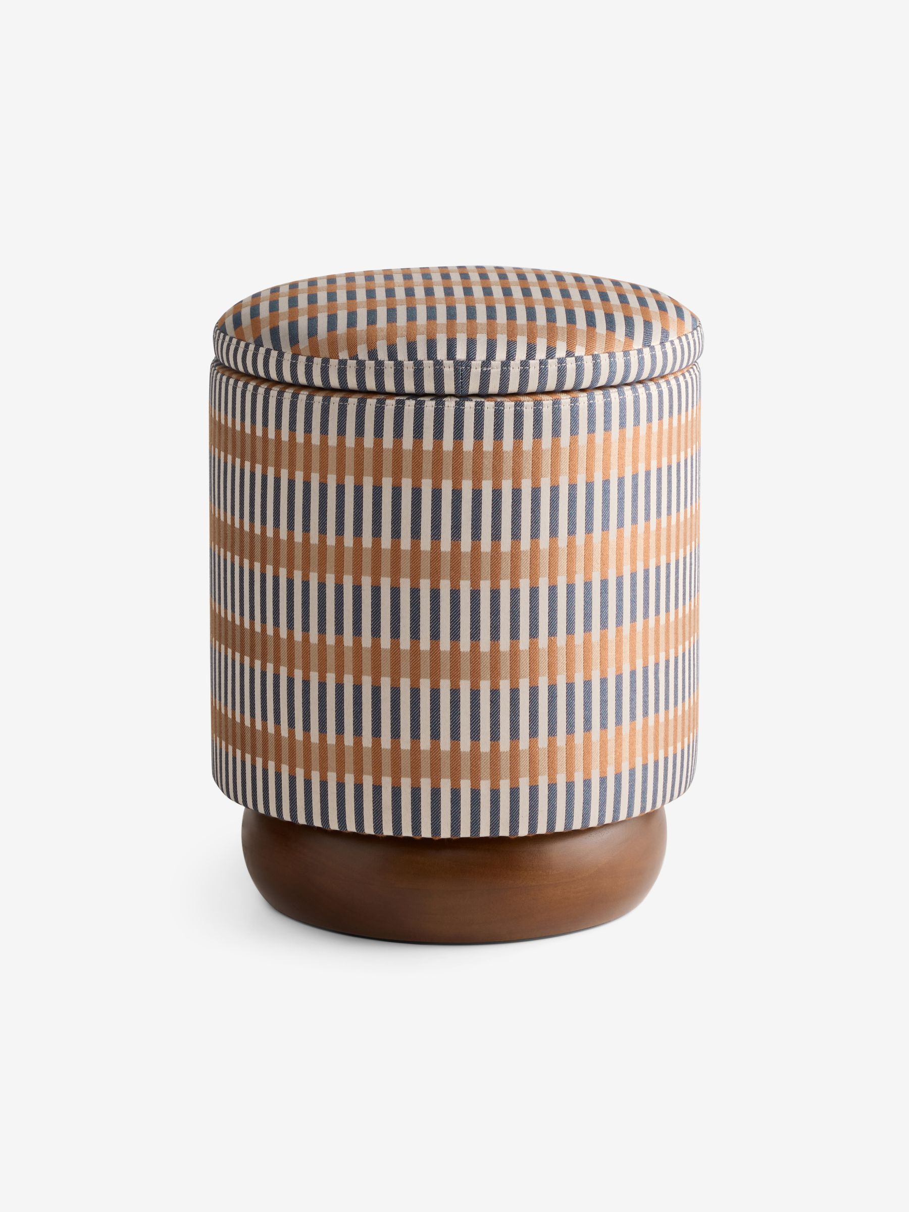 Inara Storage Stool in Blue Sirio - Image 5 of 7