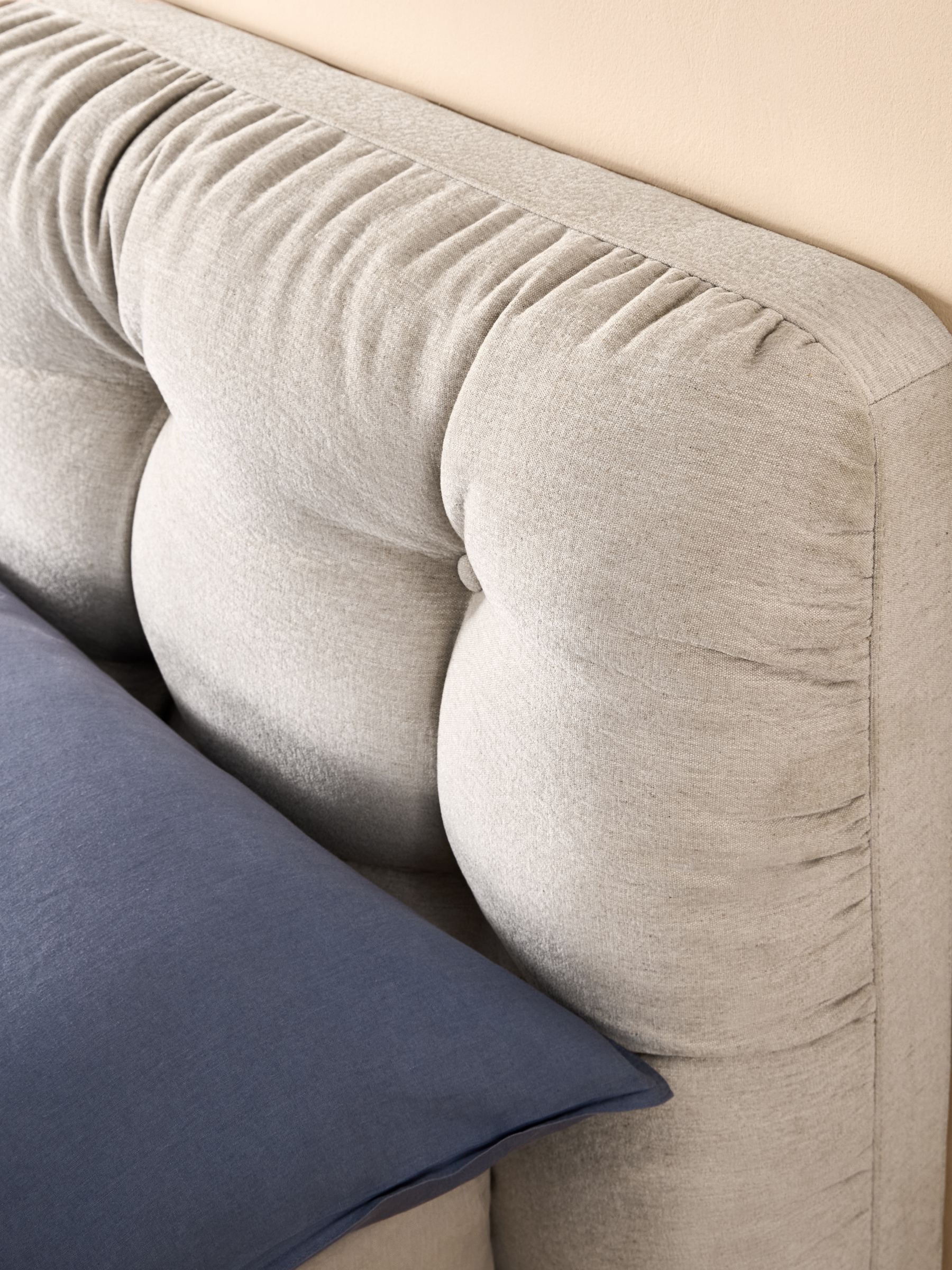 Flint Ottoman Storage Bed in Natural Textured Weave - Image 2 of 7 Flint Ottoman Storage Bed in Natural Textured Weave - Image 2 of 7