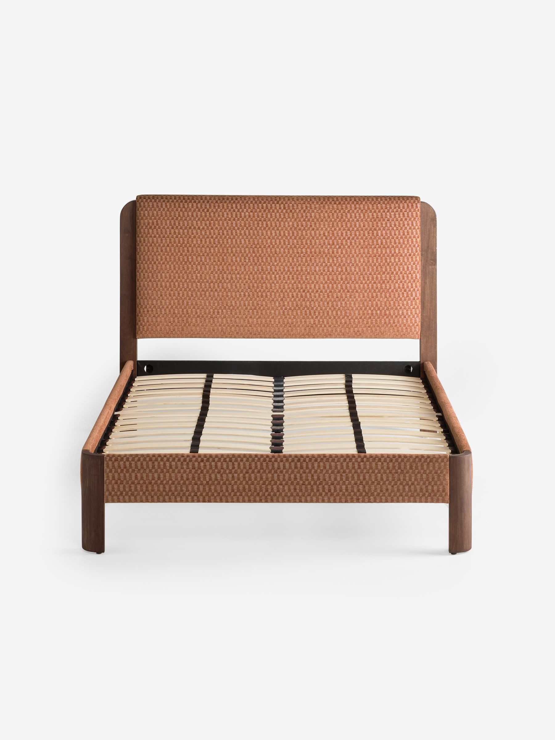 Evander Bed in Lanzo Rust Orange - Image 4 of 4