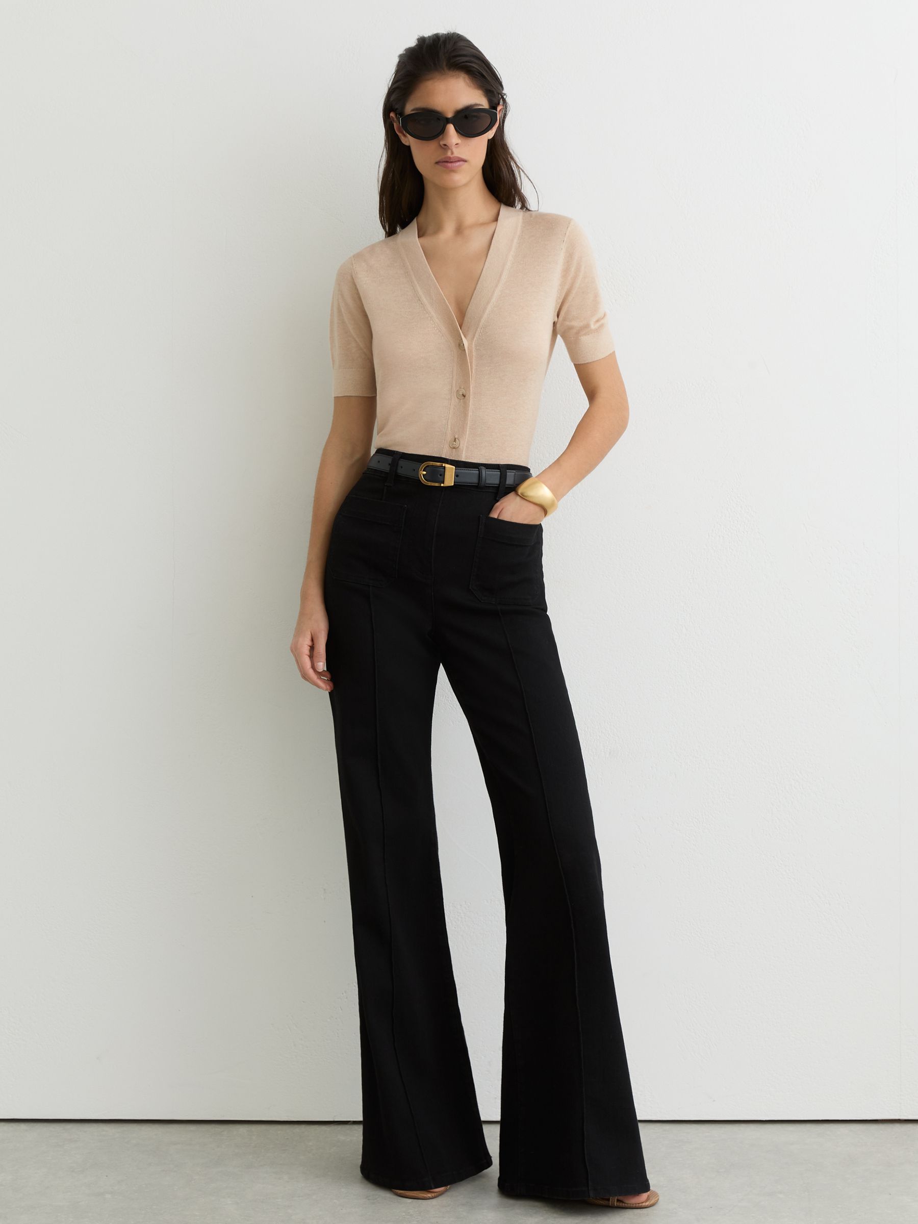 Cardigan in Neutral - Image 3 of 6