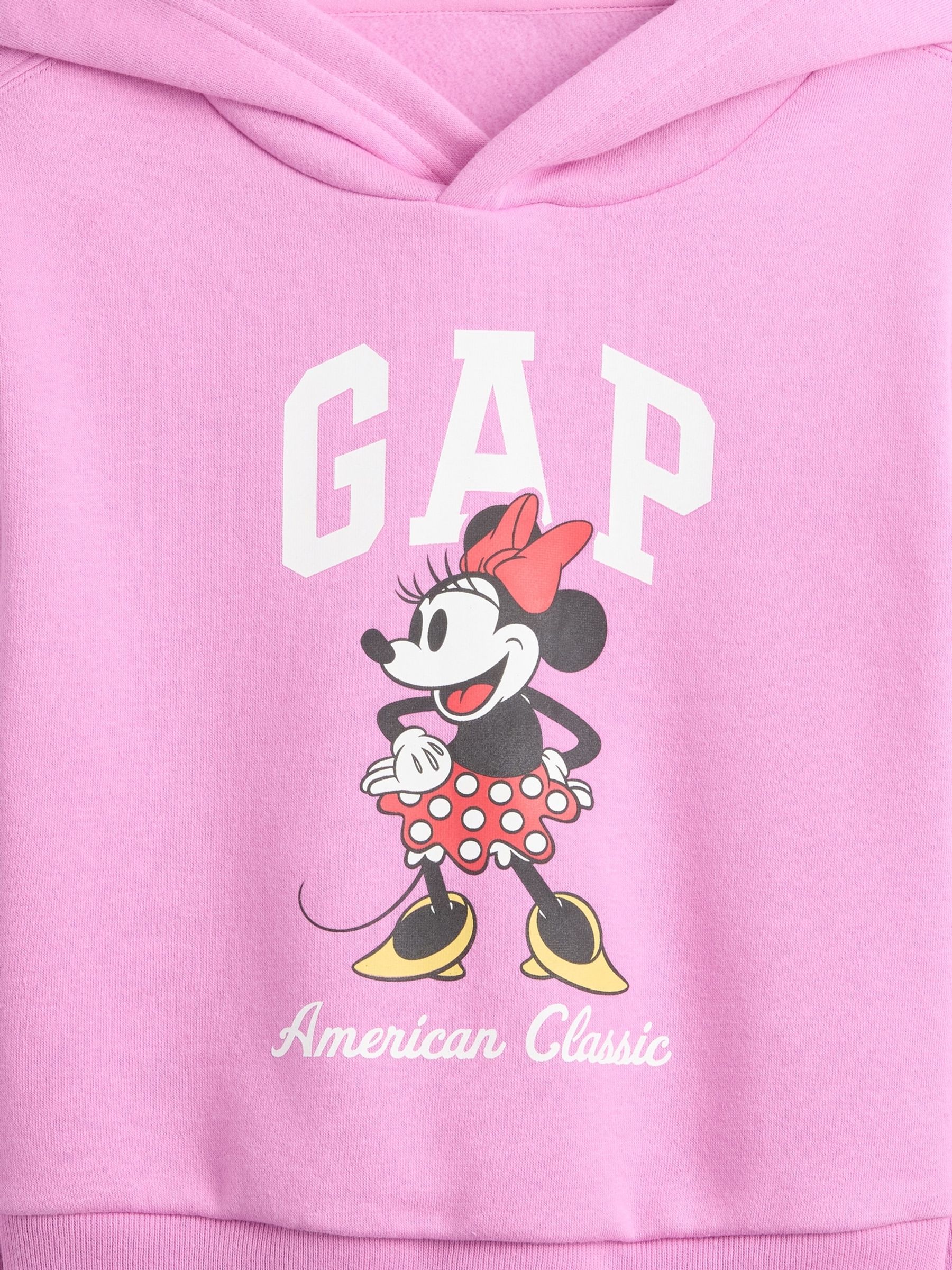 Pink Minnie Mouse Disney Relaxed Logo Hoodie - Image 3 of 3