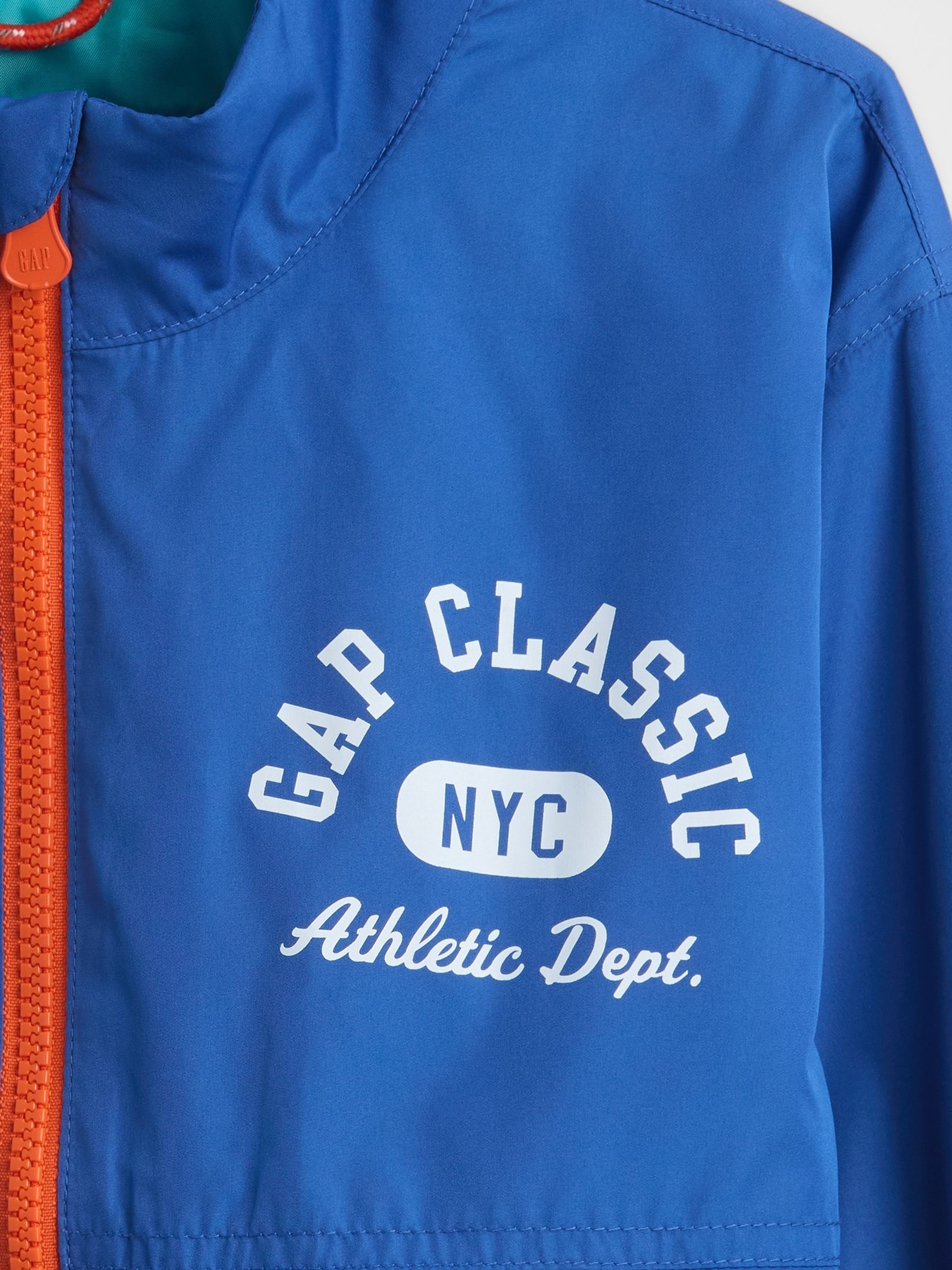 Blue Logo Windbreaker Jacket - Image 4 of 4