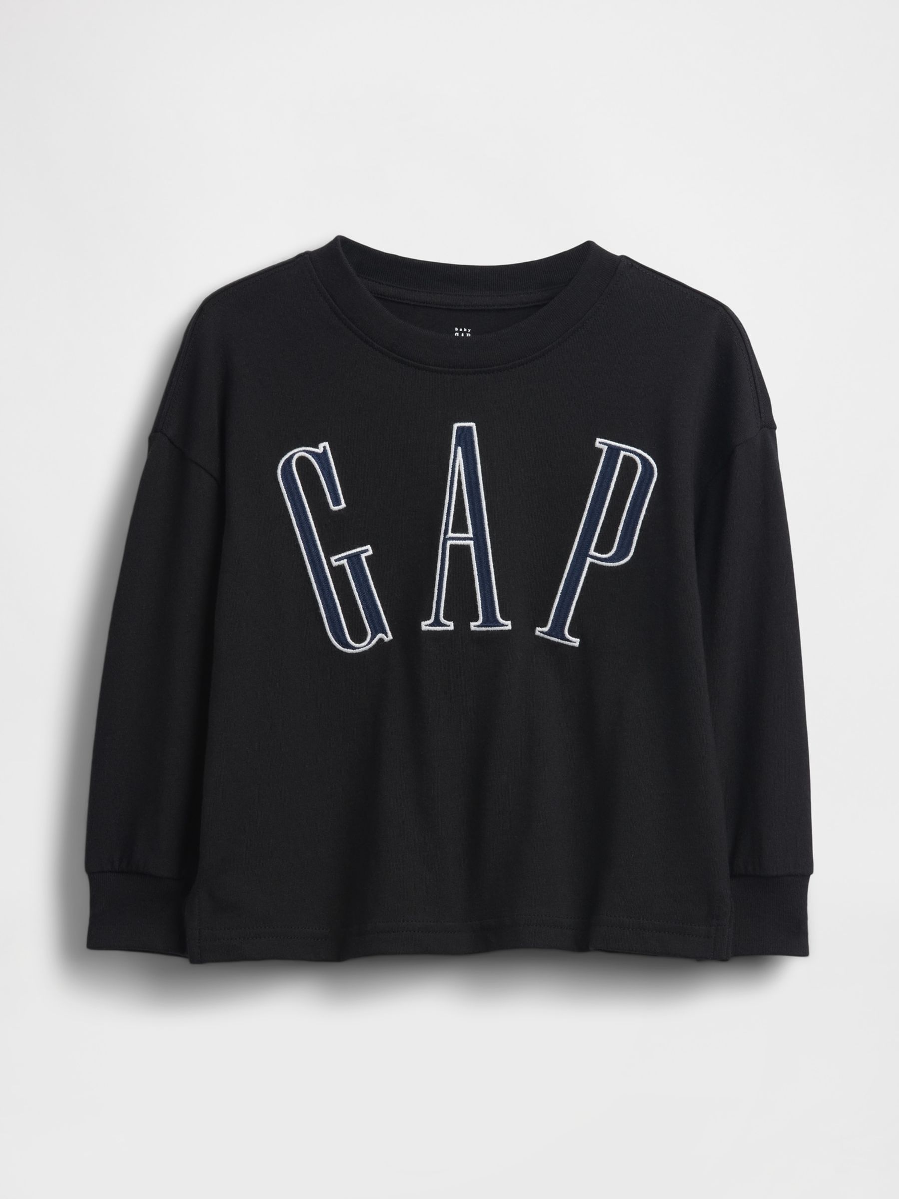 Black Logo Long Sleeve T-Shirt - Image 1 of 3