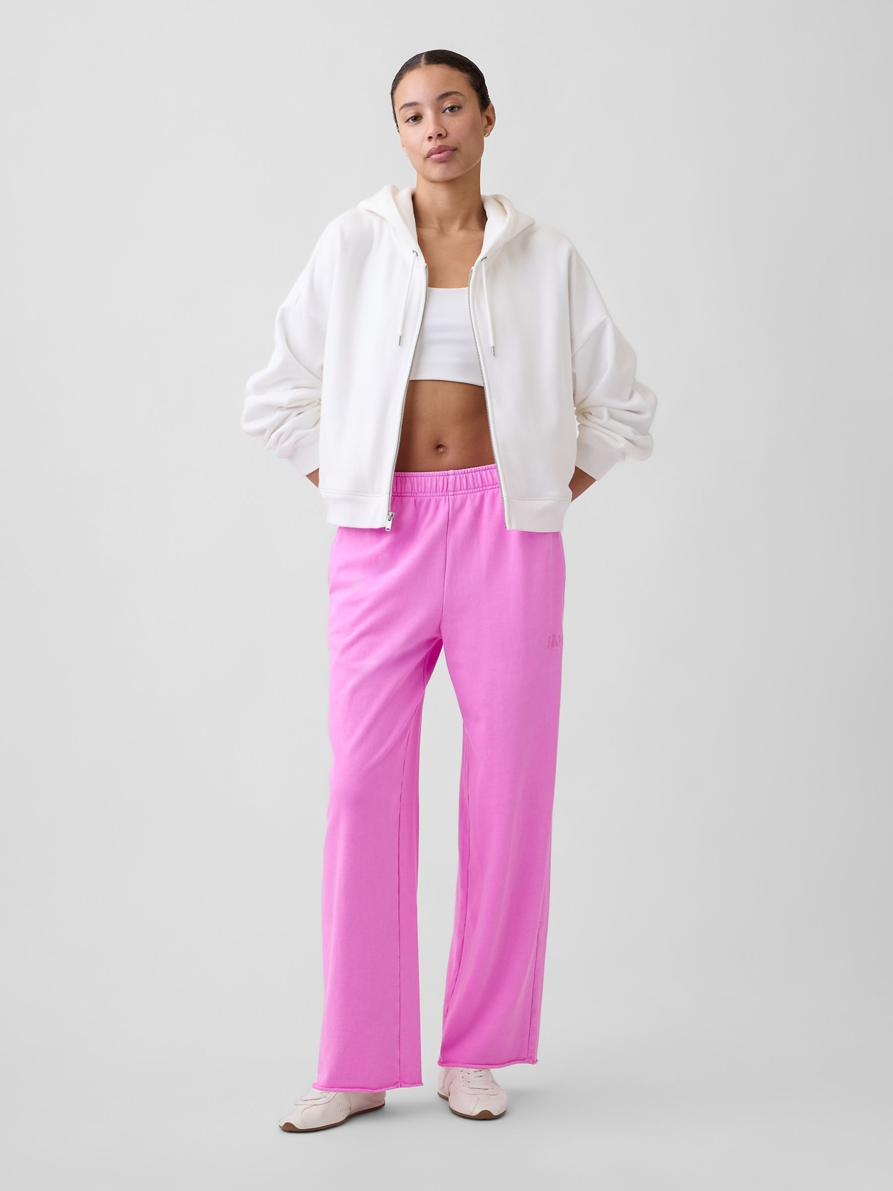 Pink VintageSoft Terry Logo Joggers - Image 4 of 5