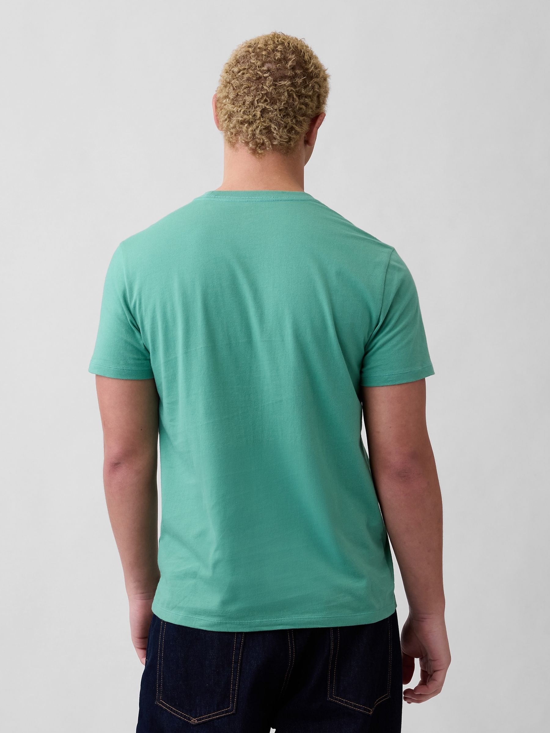 Green Everyday Soft Pocke T-shirt - Image 2 of 5