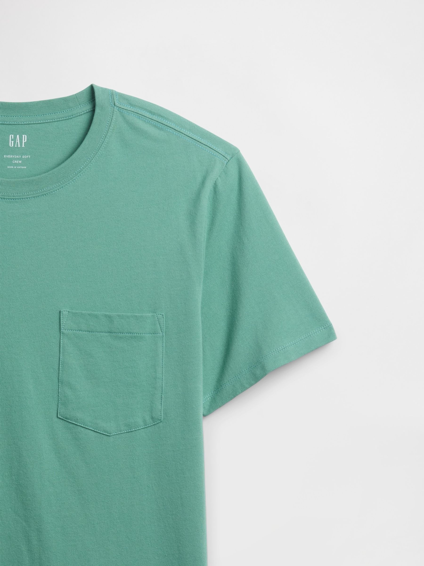 Green Everyday Soft Pocke T-shirt - Image 5 of 5