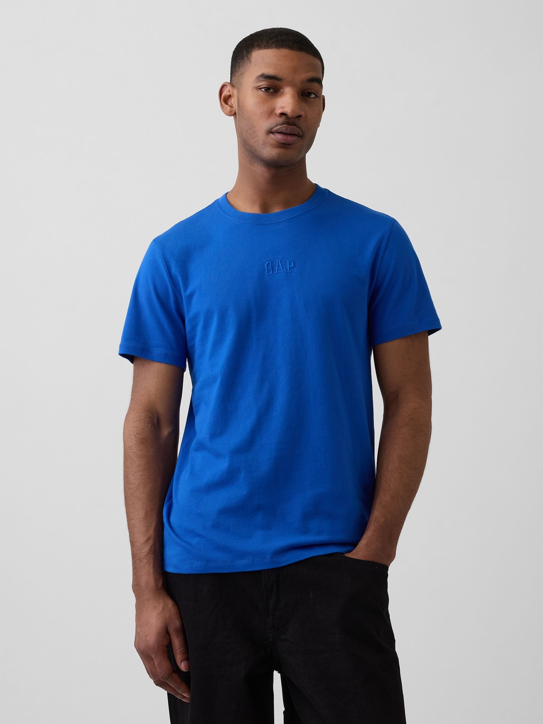 Blue Everyday Soft Mini Logo T-Shirt - Image 1 of 3