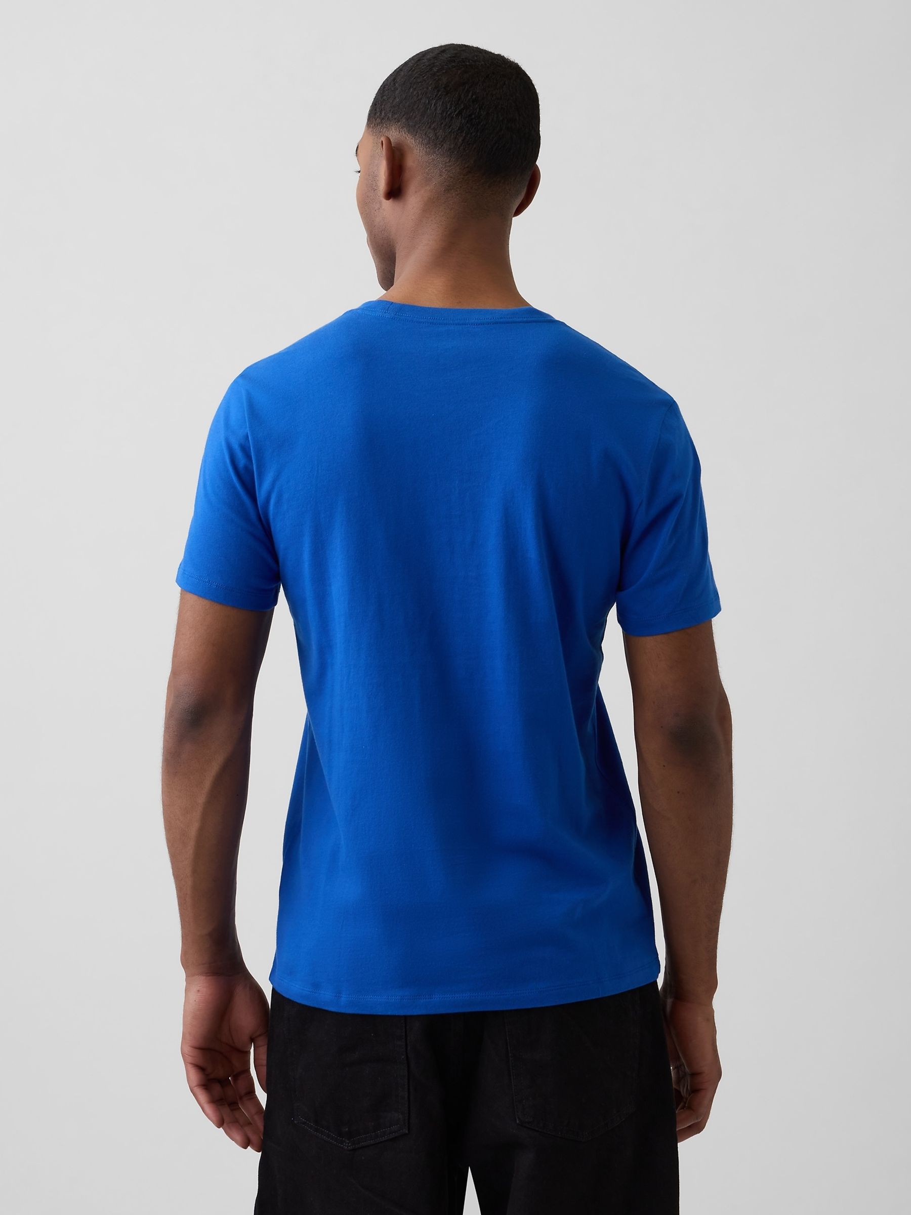 Blue Everyday Soft Mini Logo T-Shirt - Image 2 of 3