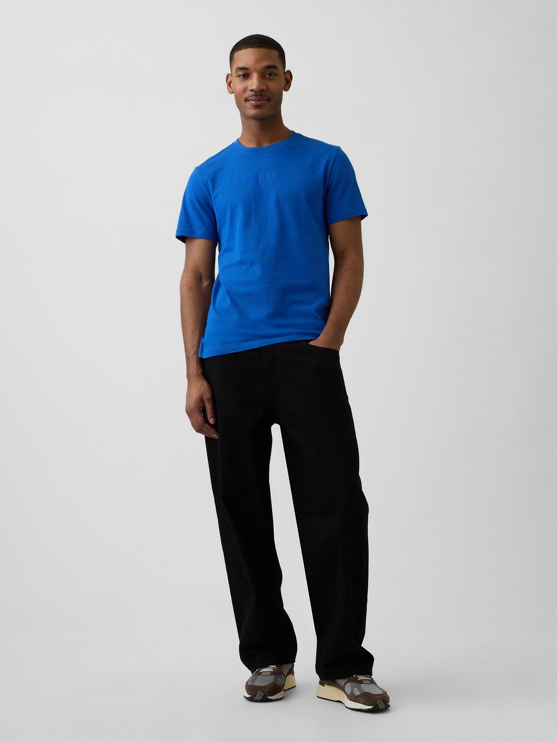 Blue Everyday Soft Mini Logo T-Shirt - Image 3 of 3