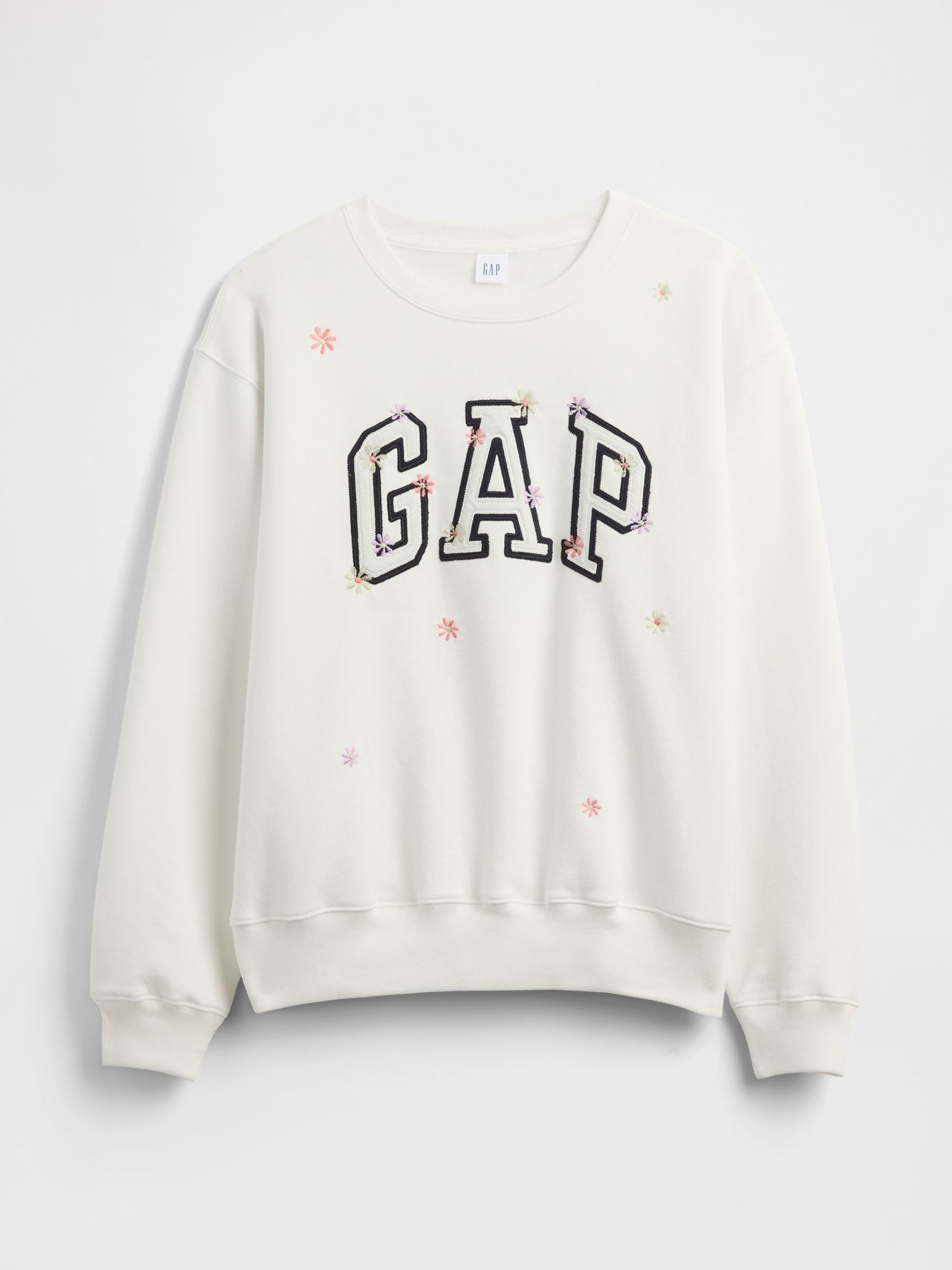 White Floral Logo Sweatshirt - Image 5 of 5
