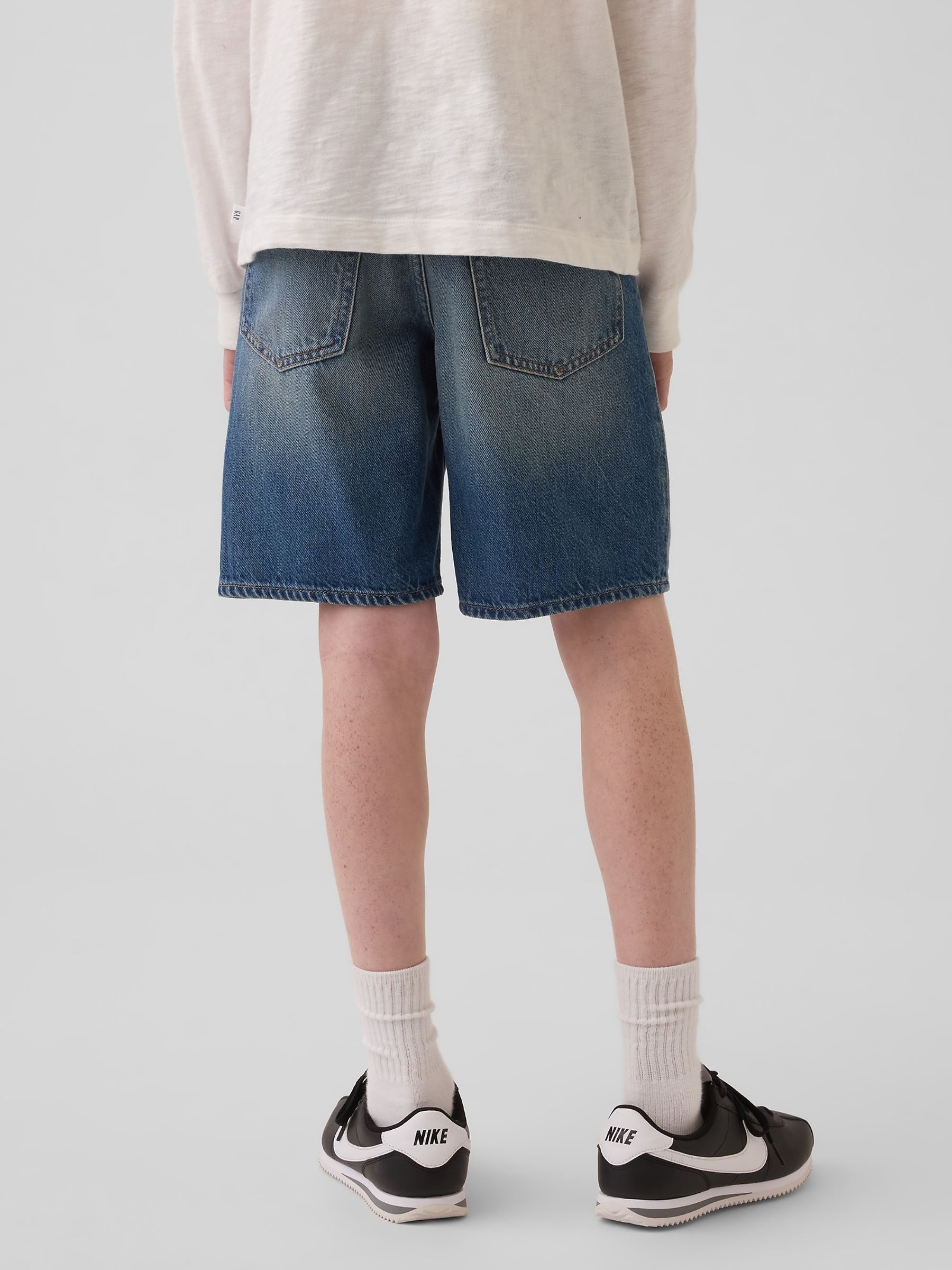 Medium Wash UltraSoft '90s Loose Easy Denim Shorts - Image 2 of 5