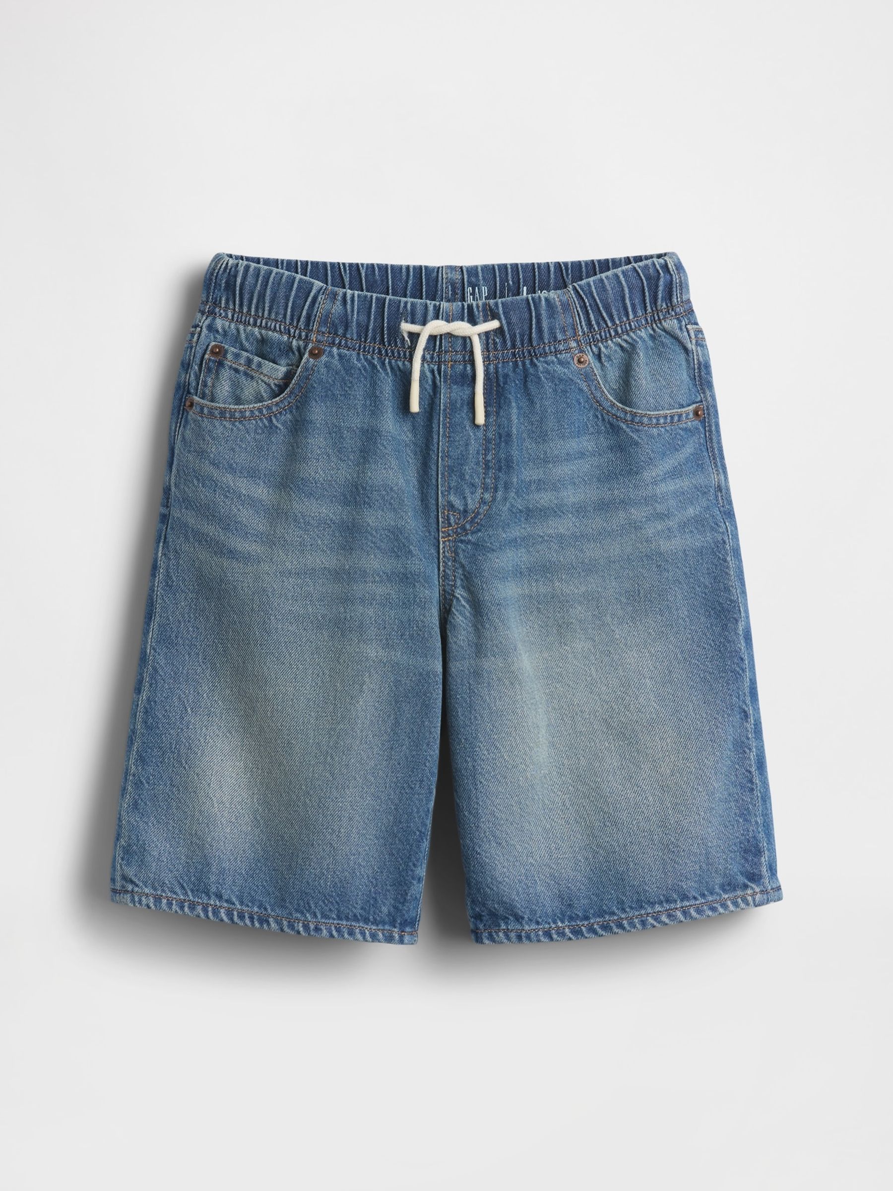 Medium Wash UltraSoft '90s Loose Easy Denim Shorts - Image 4 of 5