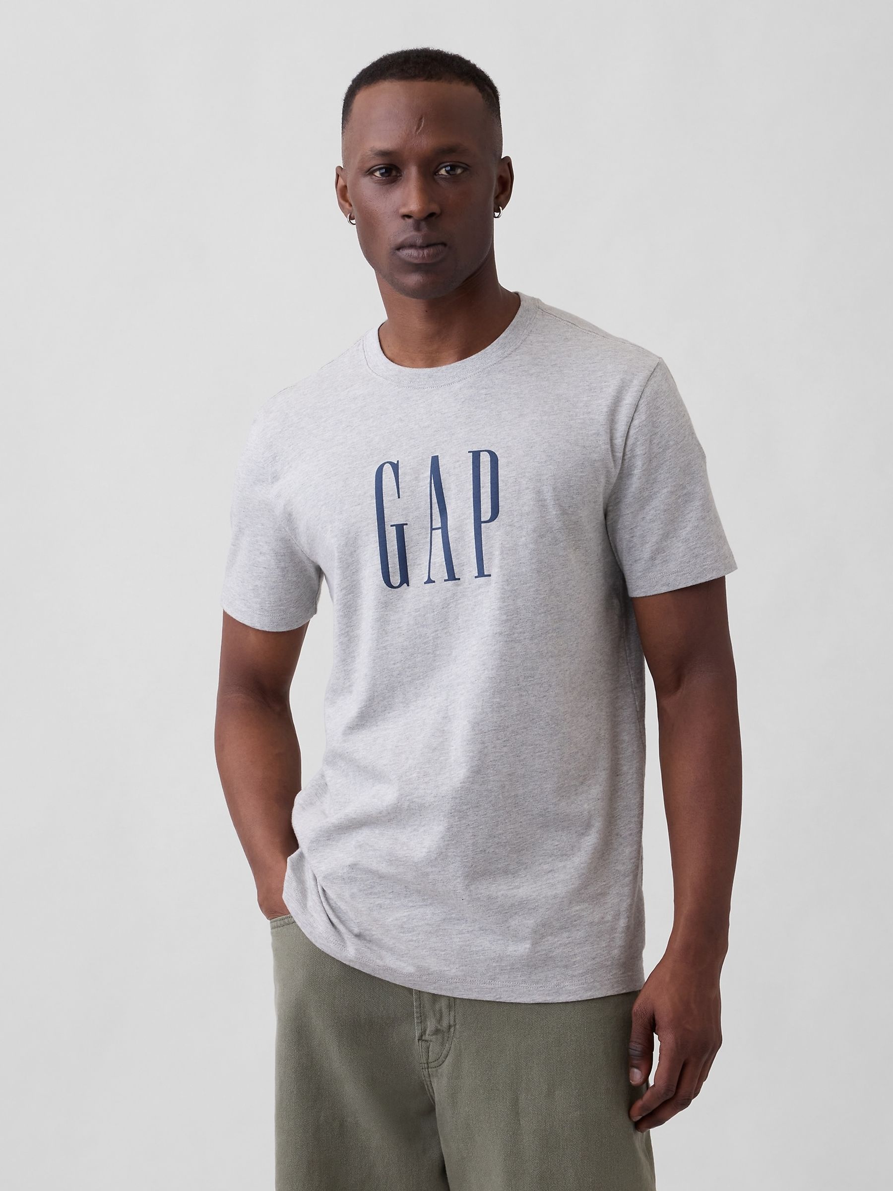 Grey Everyday Soft Logo T-Shirt - Image 1 of 4
