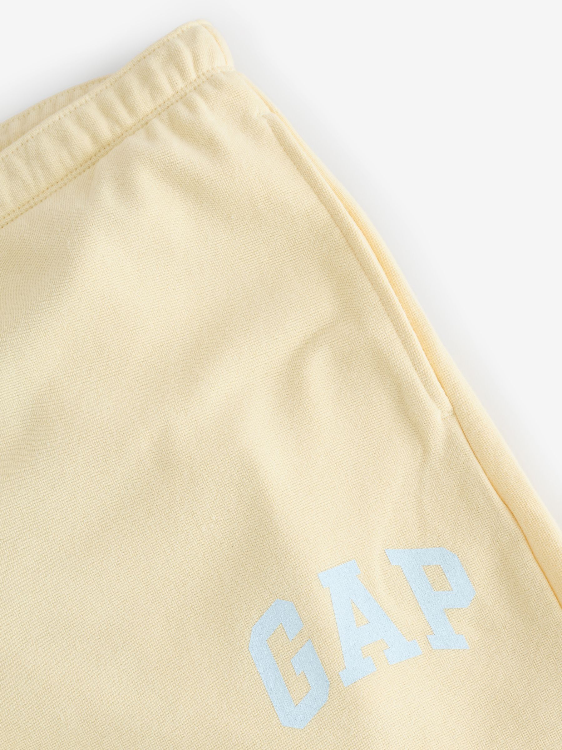 Yellow Logo French Terry Wide Leg Joggers - Image 5 of 6