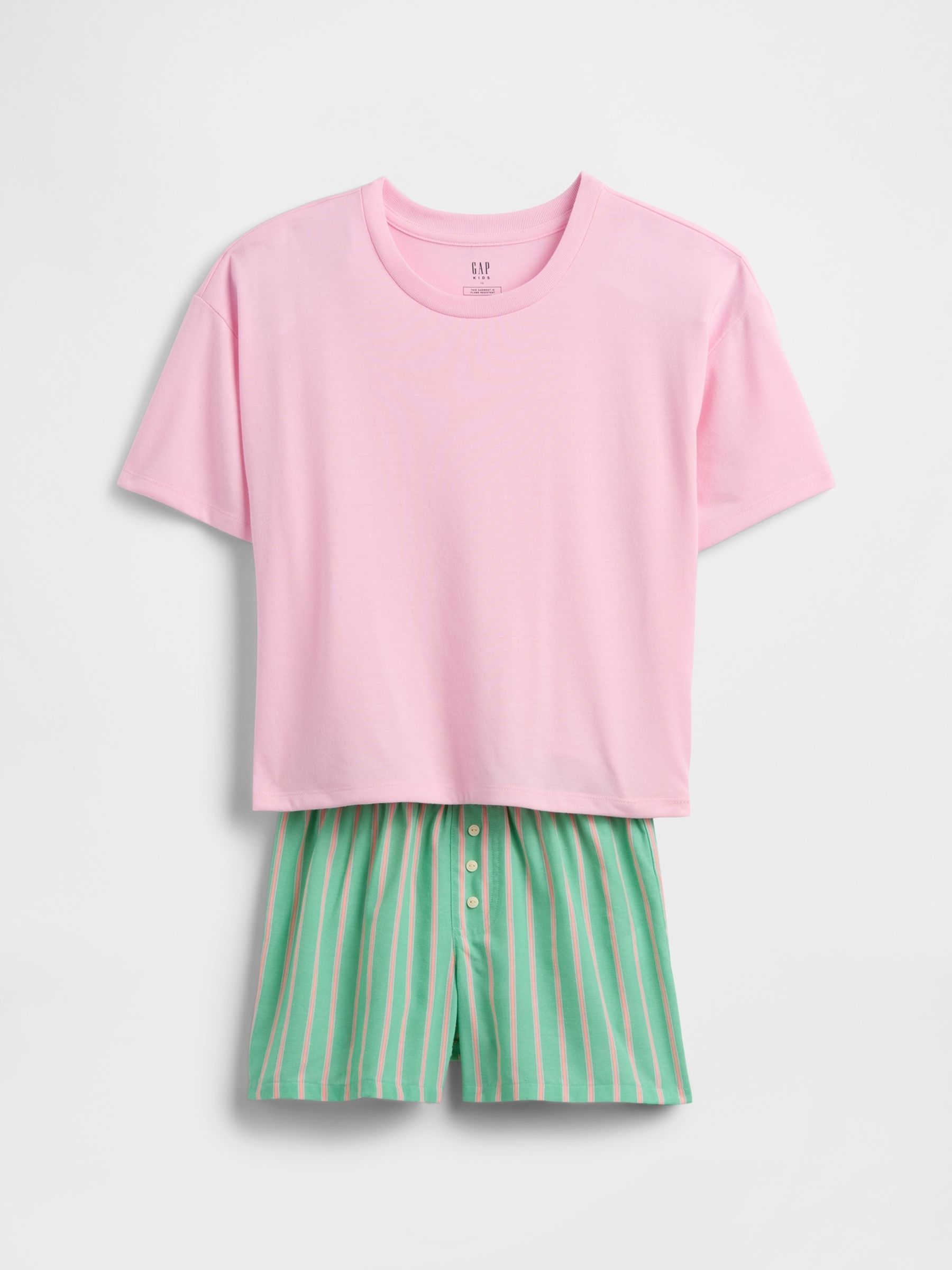 Pink/Green Pyjamas Set (6-13yrs) - Image 1 of 2
