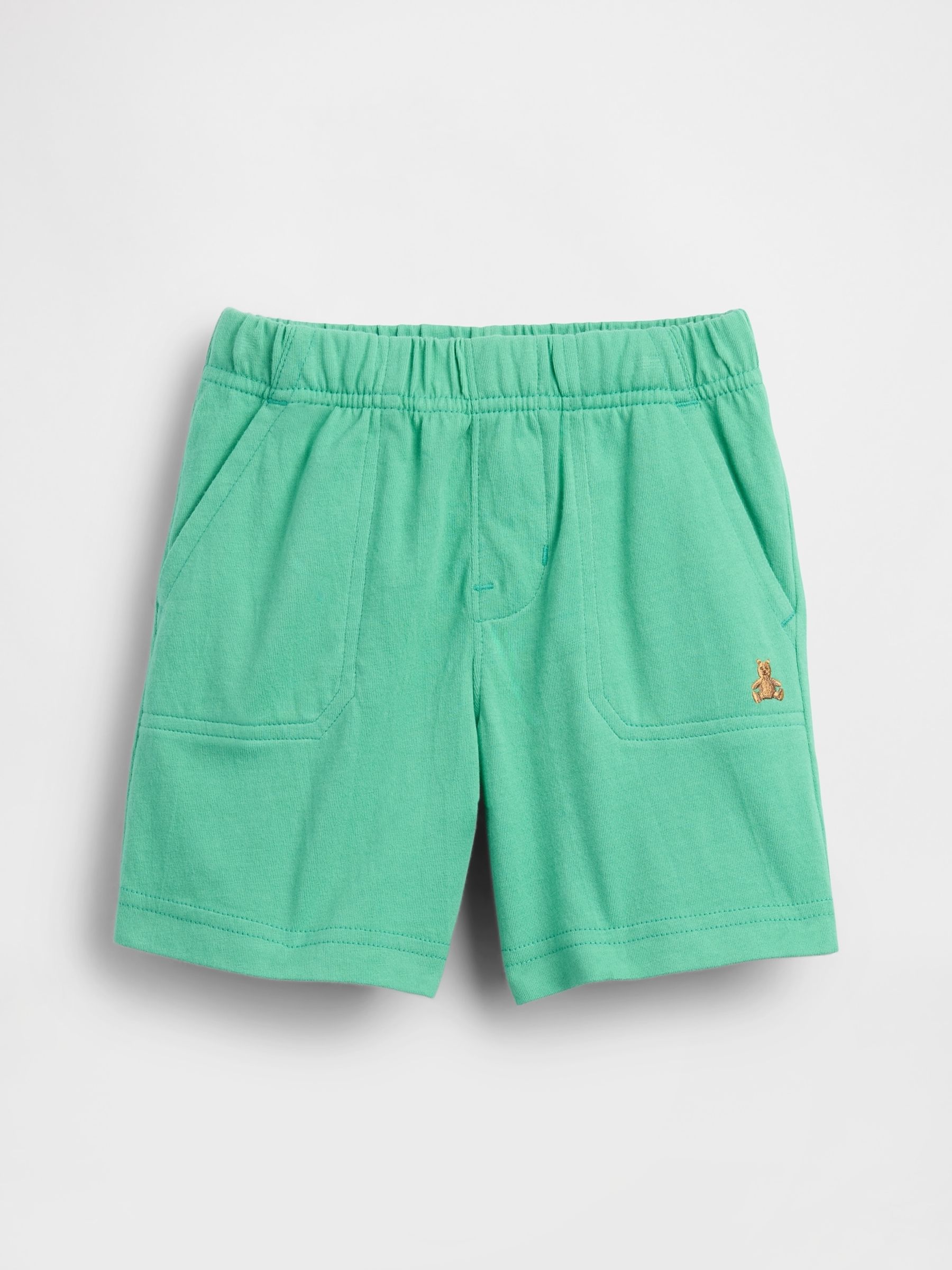 Green Pull On Shorts - Image 1 of 2 Green Pull On Shorts - Image 1 of 2