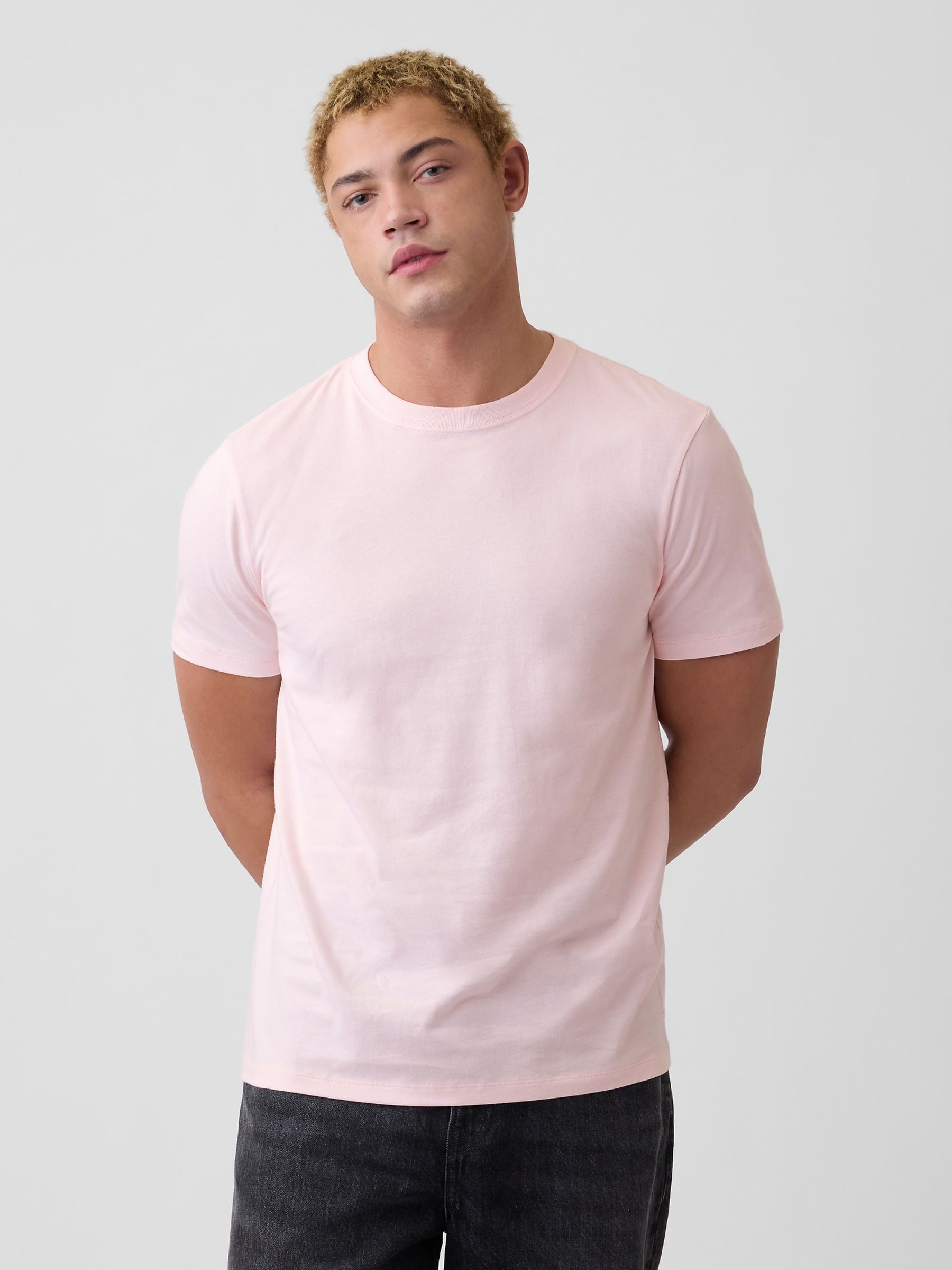 Pink Everyday Soft Crew neck T-Shirt - Image 1 of 5