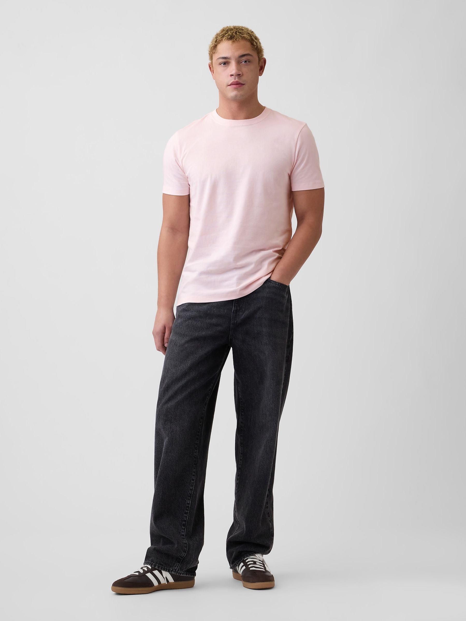 Pink Everyday Soft Crew neck T-Shirt - Image 3 of 5