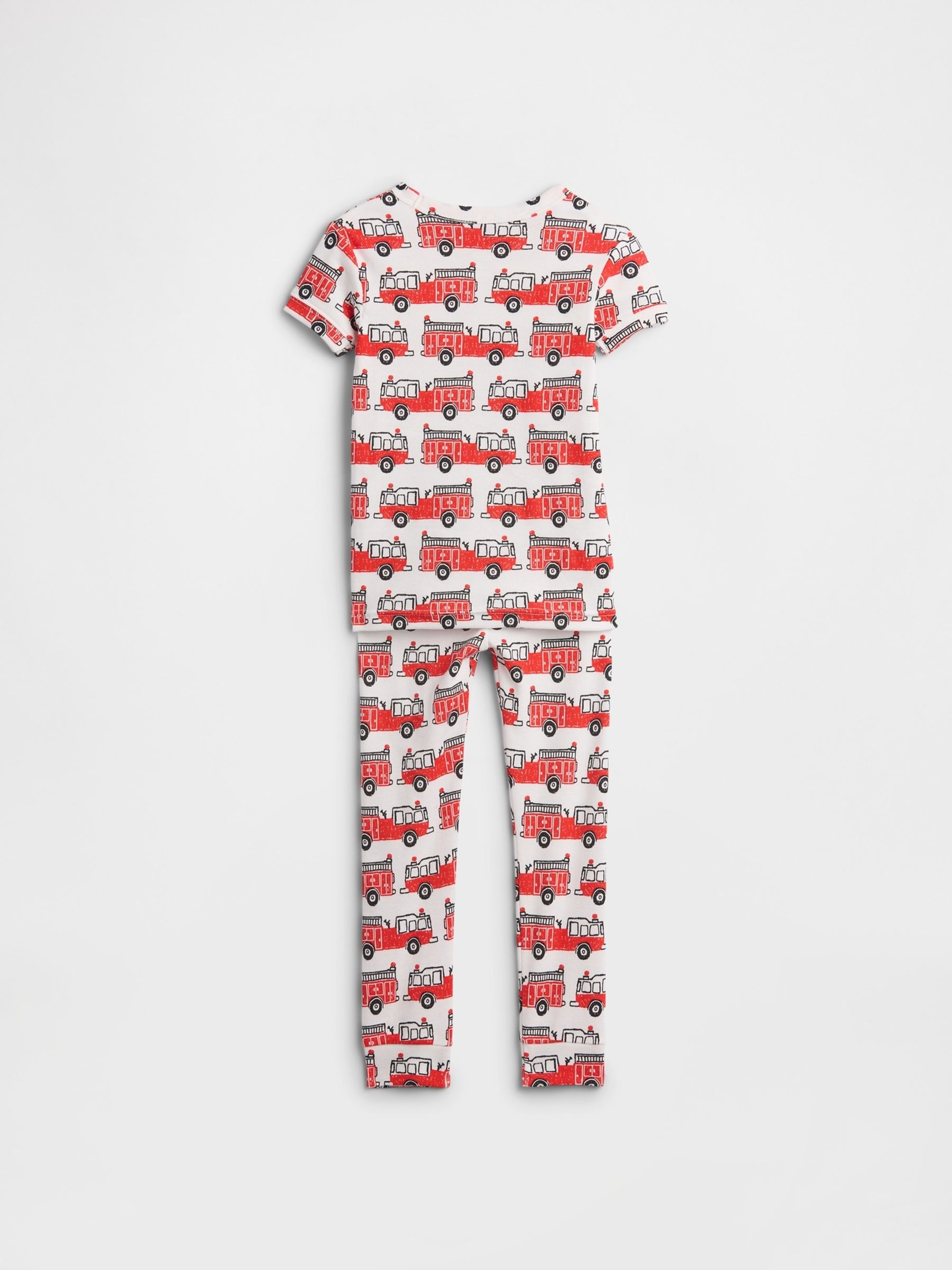 Red Fire Engine Cotton Pyjamas Set - Image 2 of 3
