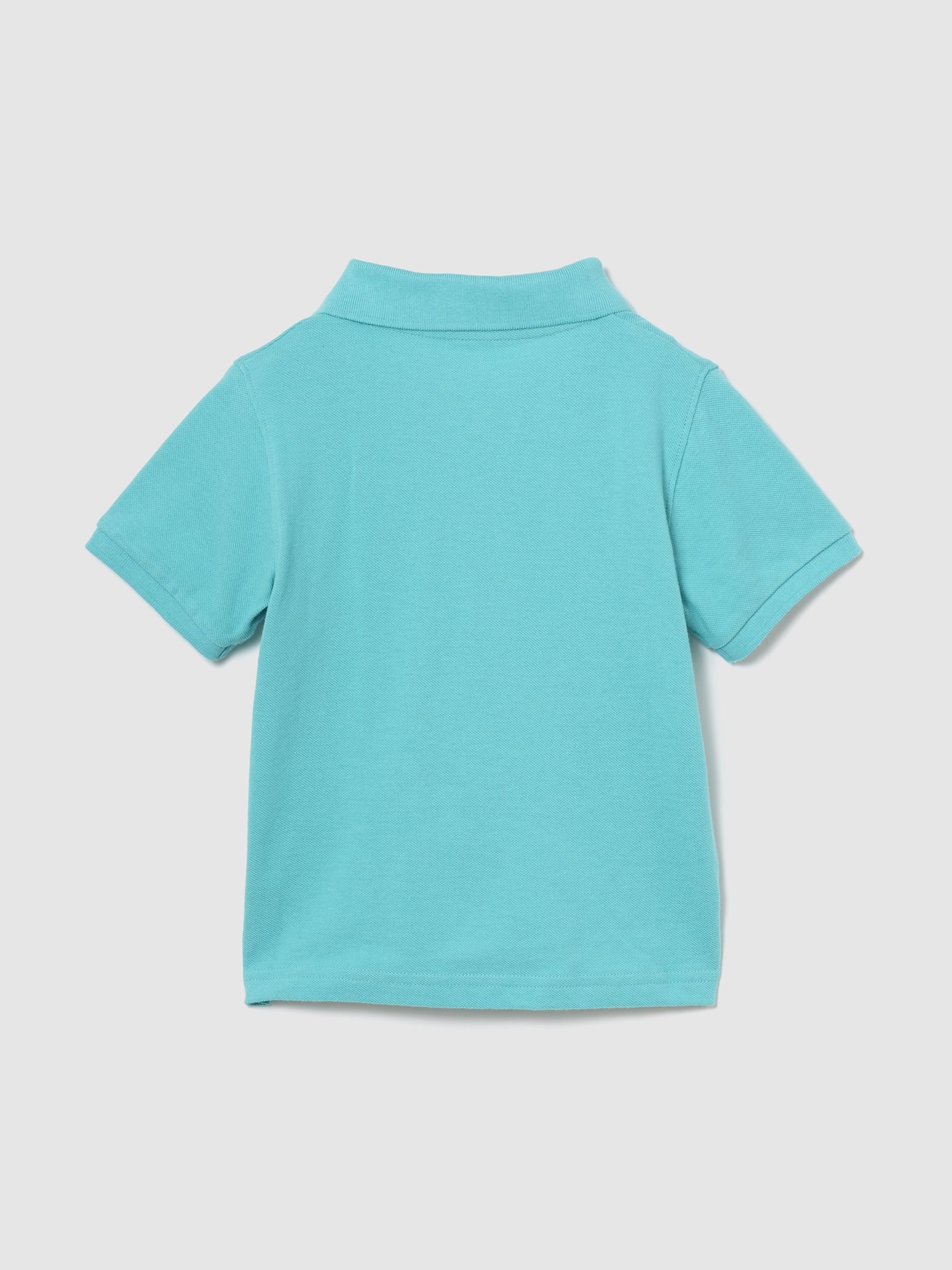 Teal Lightning McQueen Disney Pique Polo Shirt - Image 2 of 3