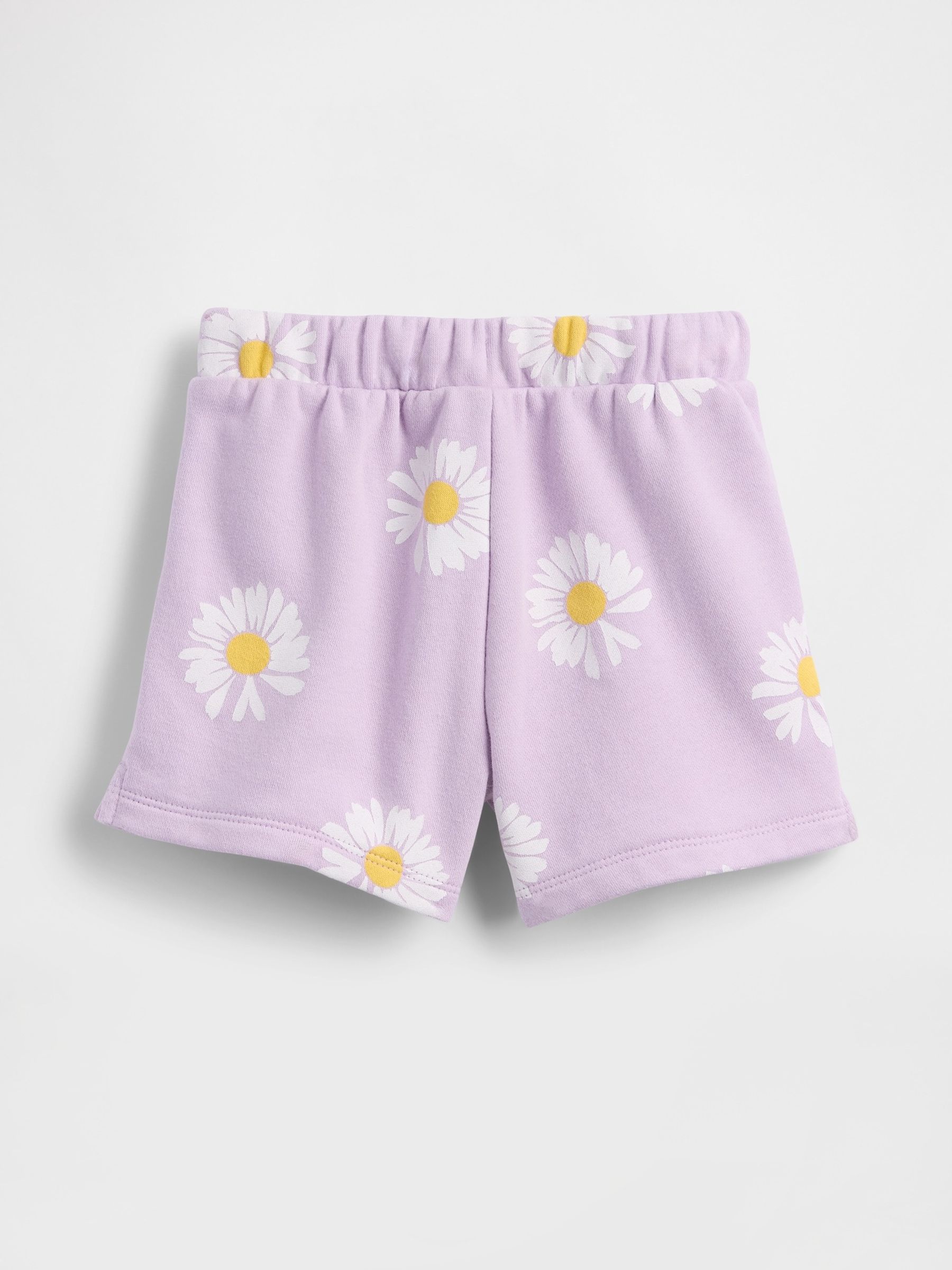 Purple Daisy Logo Pull on French Terry Shorts - Image 6 of 7