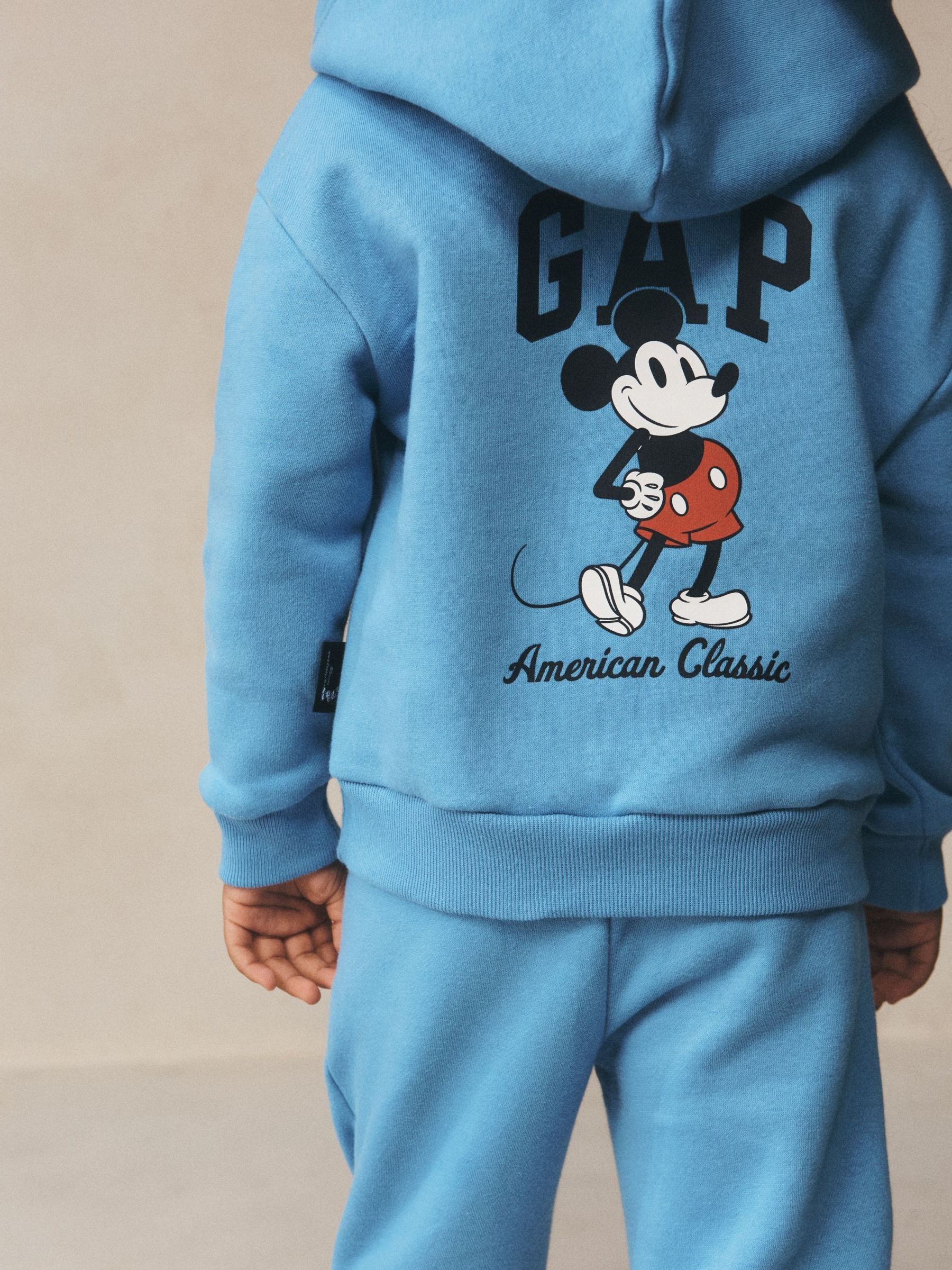 Blue Disney Mickey Mouse Relaxed Logo Hoodie - Image 2 of 4 Blue Disney Mickey Mouse Relaxed Logo Hoodie - Image 2 of 4