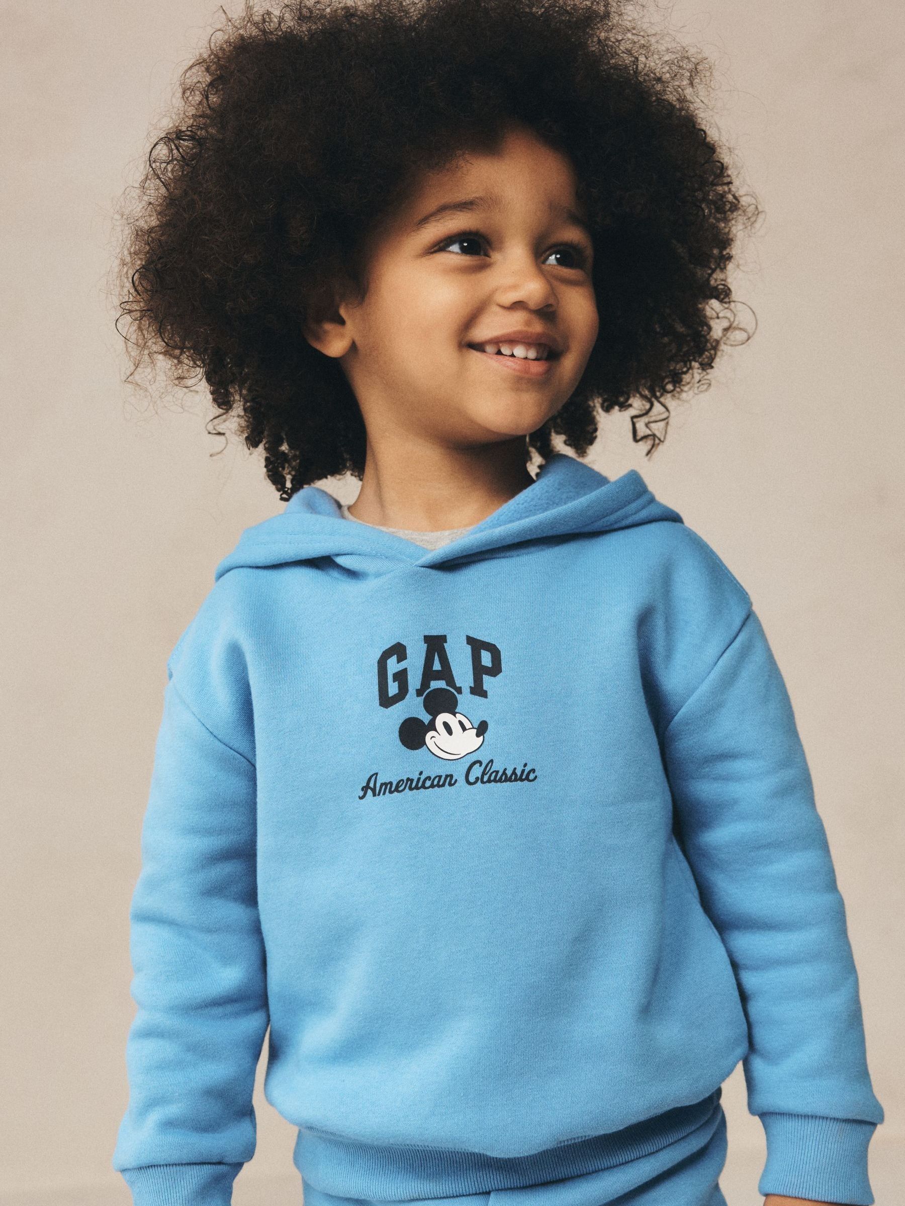 Blue Disney Mickey Mouse Relaxed Logo Hoodie - Image 3 of 4