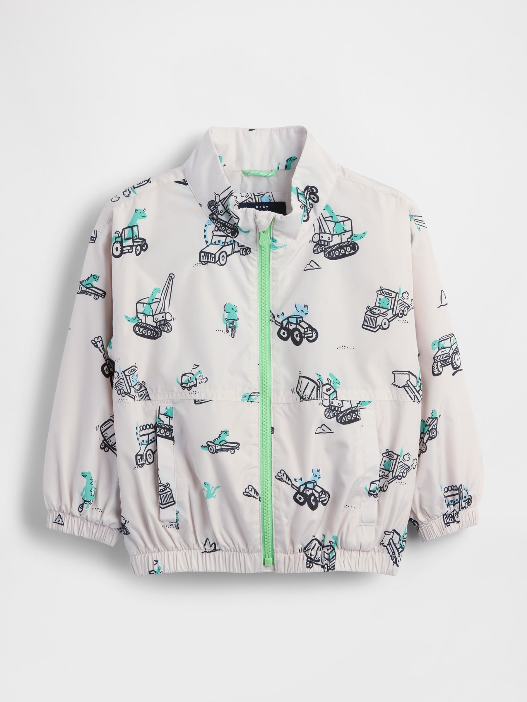 Cream Windbreaker Jacket - Image 2 of 4