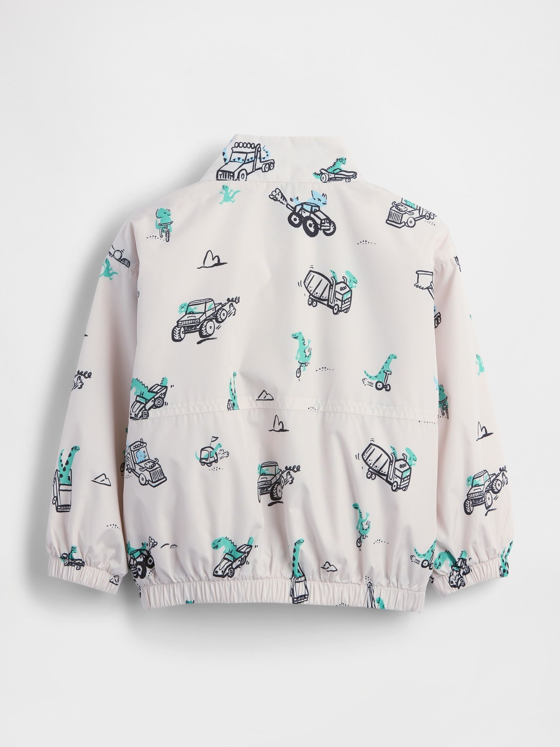 Cream Windbreaker Jacket - Image 3 of 4