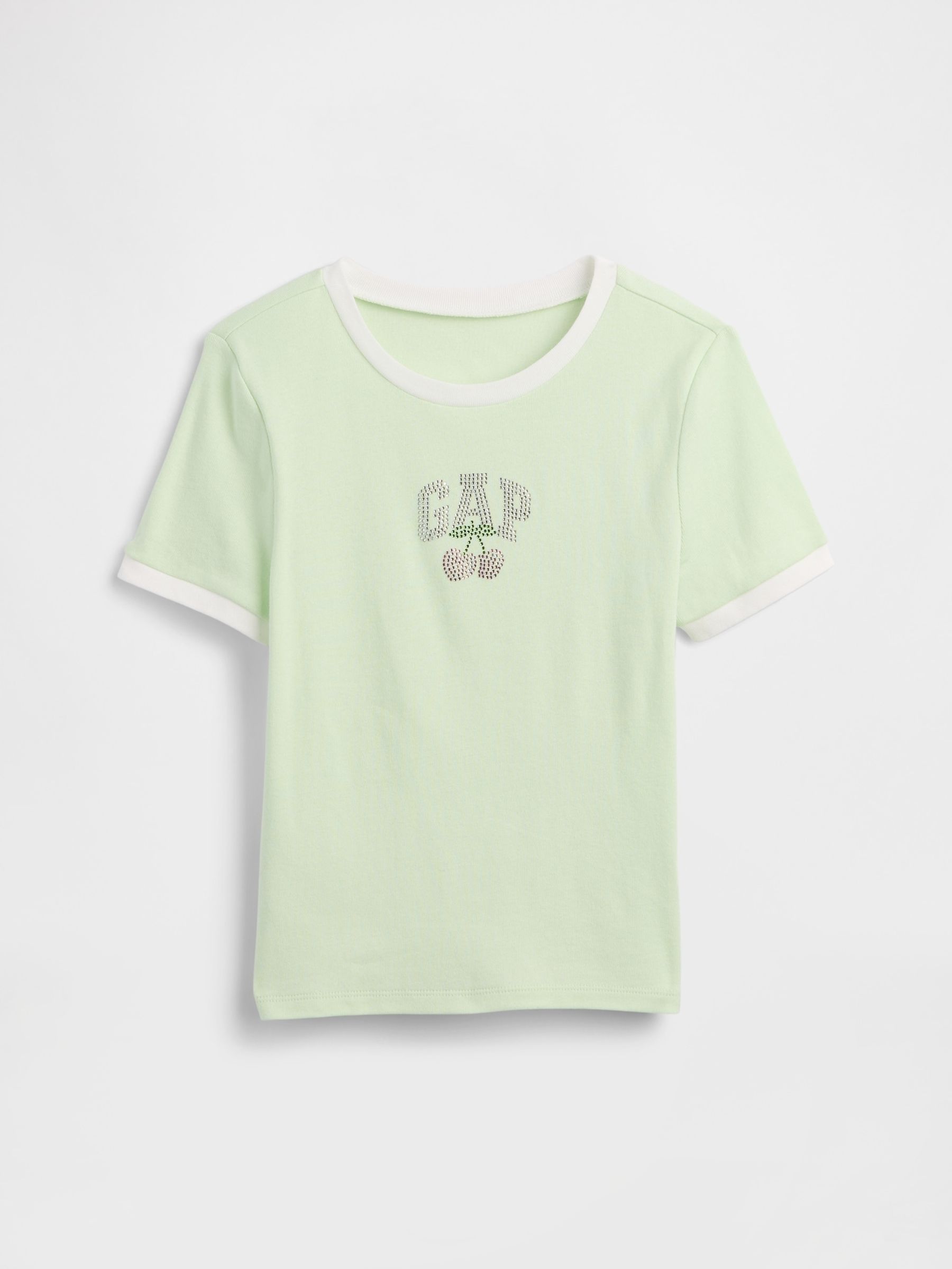 Green Ringer Graphic T-Shirt - Image 2 of 4