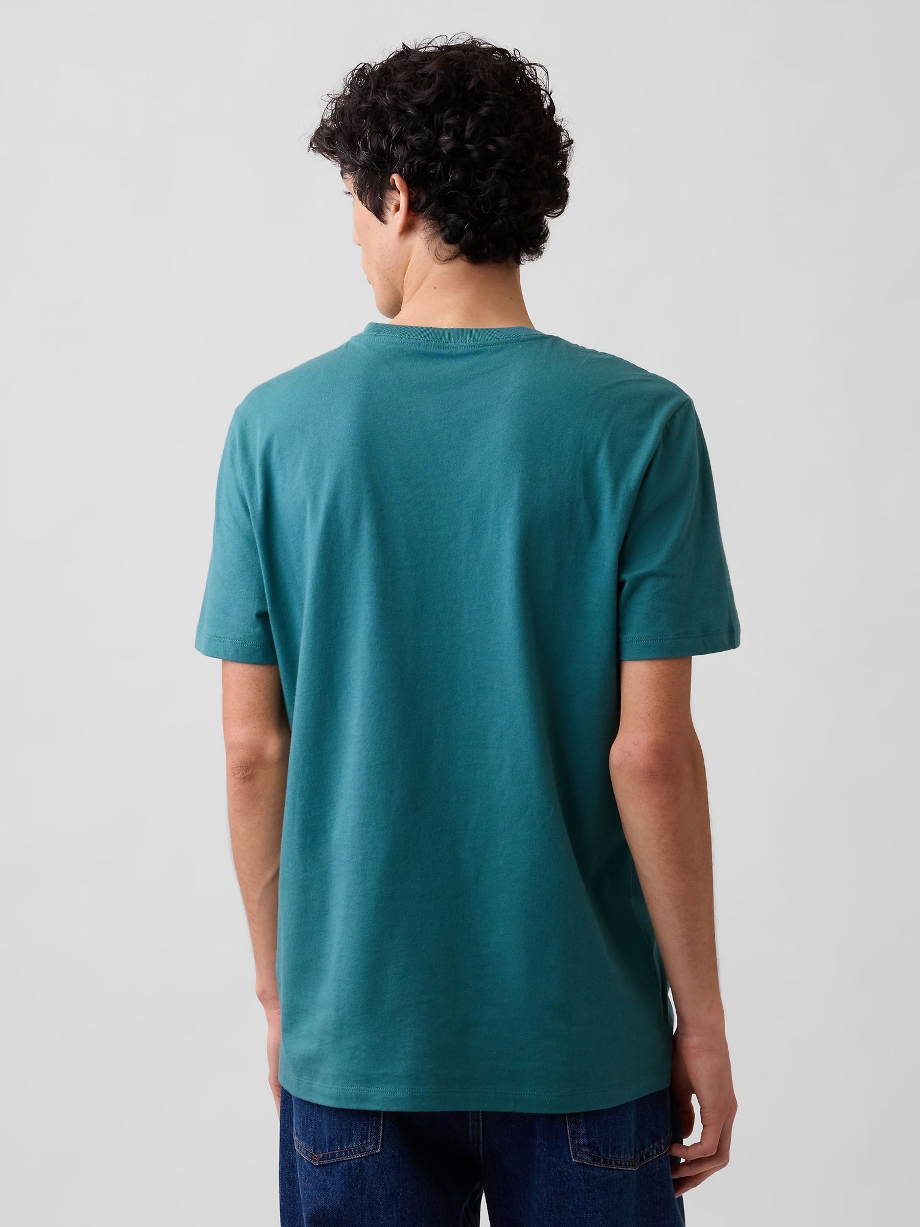 Green Everyday Soft Crew neck T-Shirt - Image 2 of 4