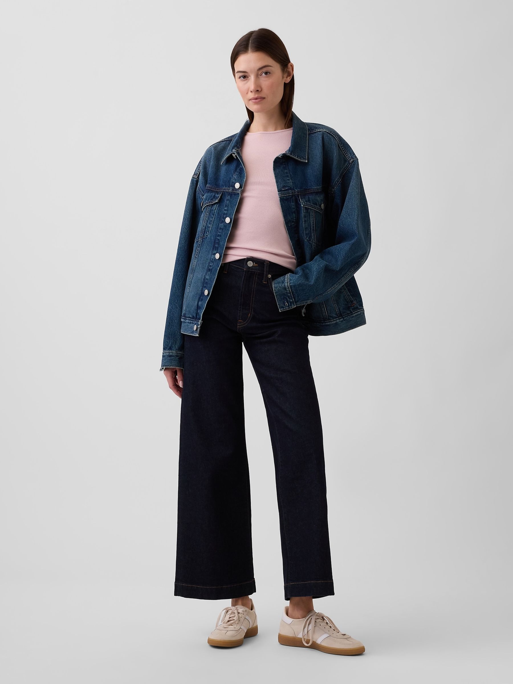 Pink Modern Rib T-Shirt - Image 3 of 4