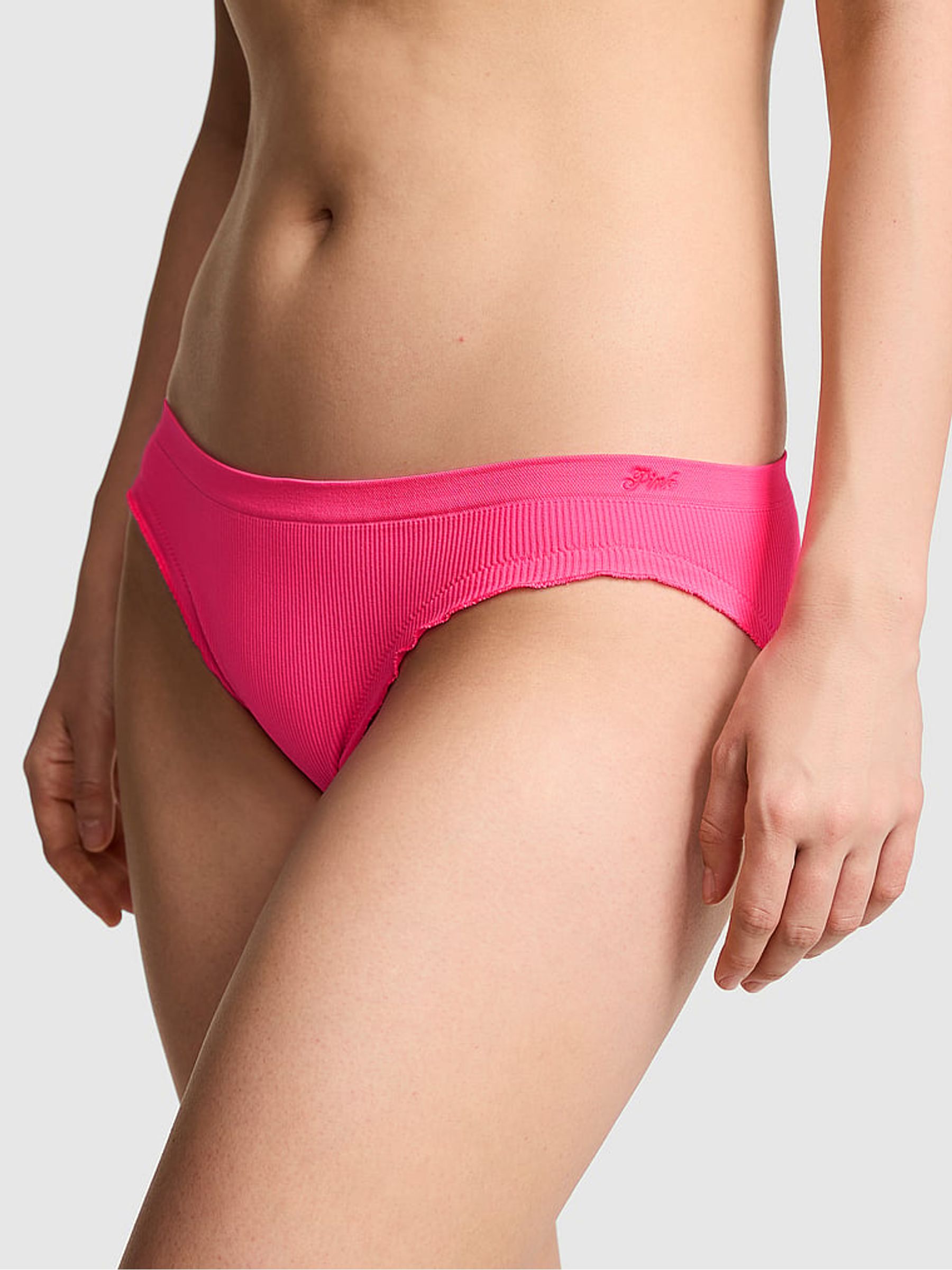 Fall for Me Pink Bikini Knickers - Image 1 of 2