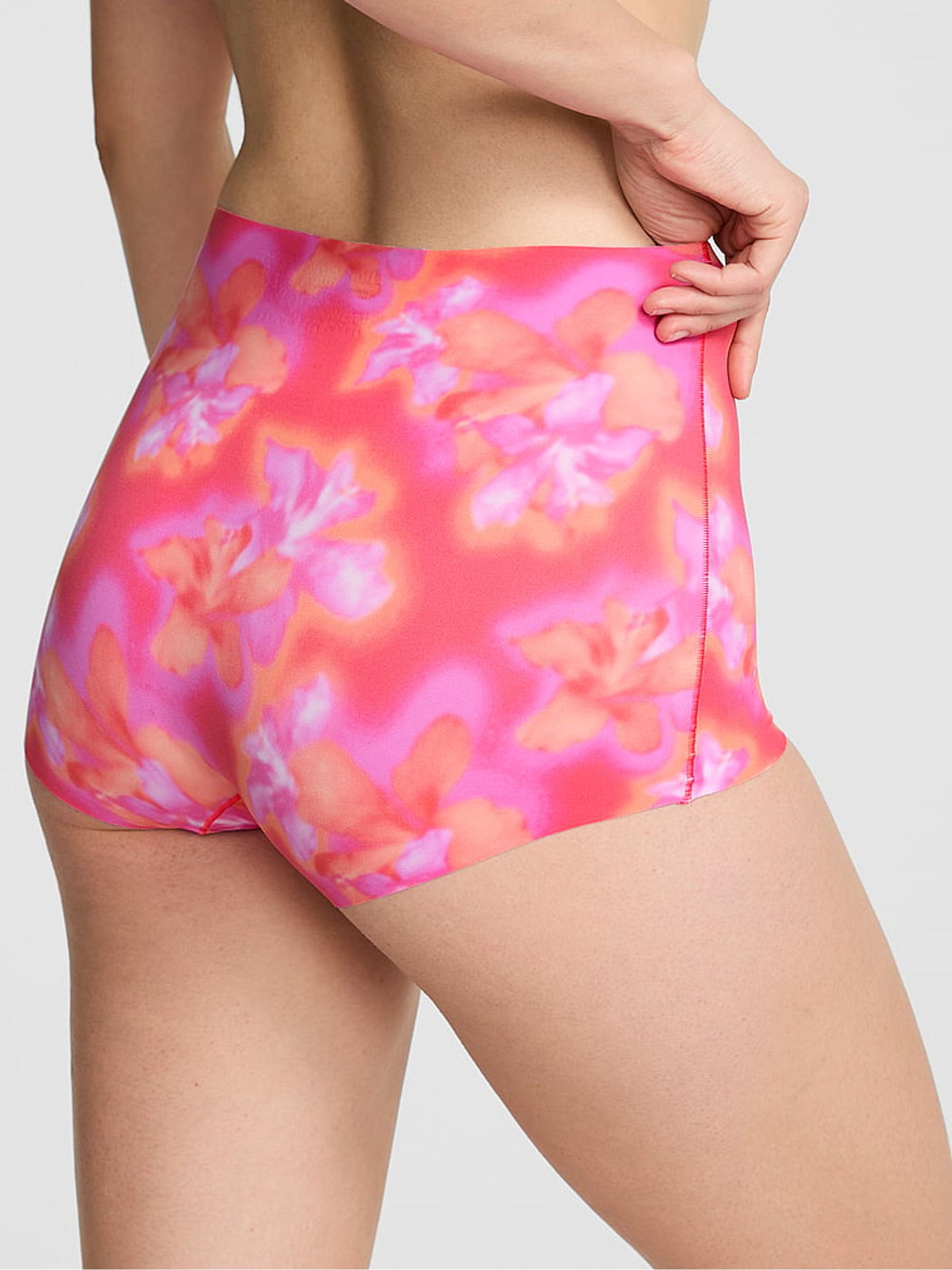 Pink Hibiscus Short No Show Knickers - Image 2 of 2