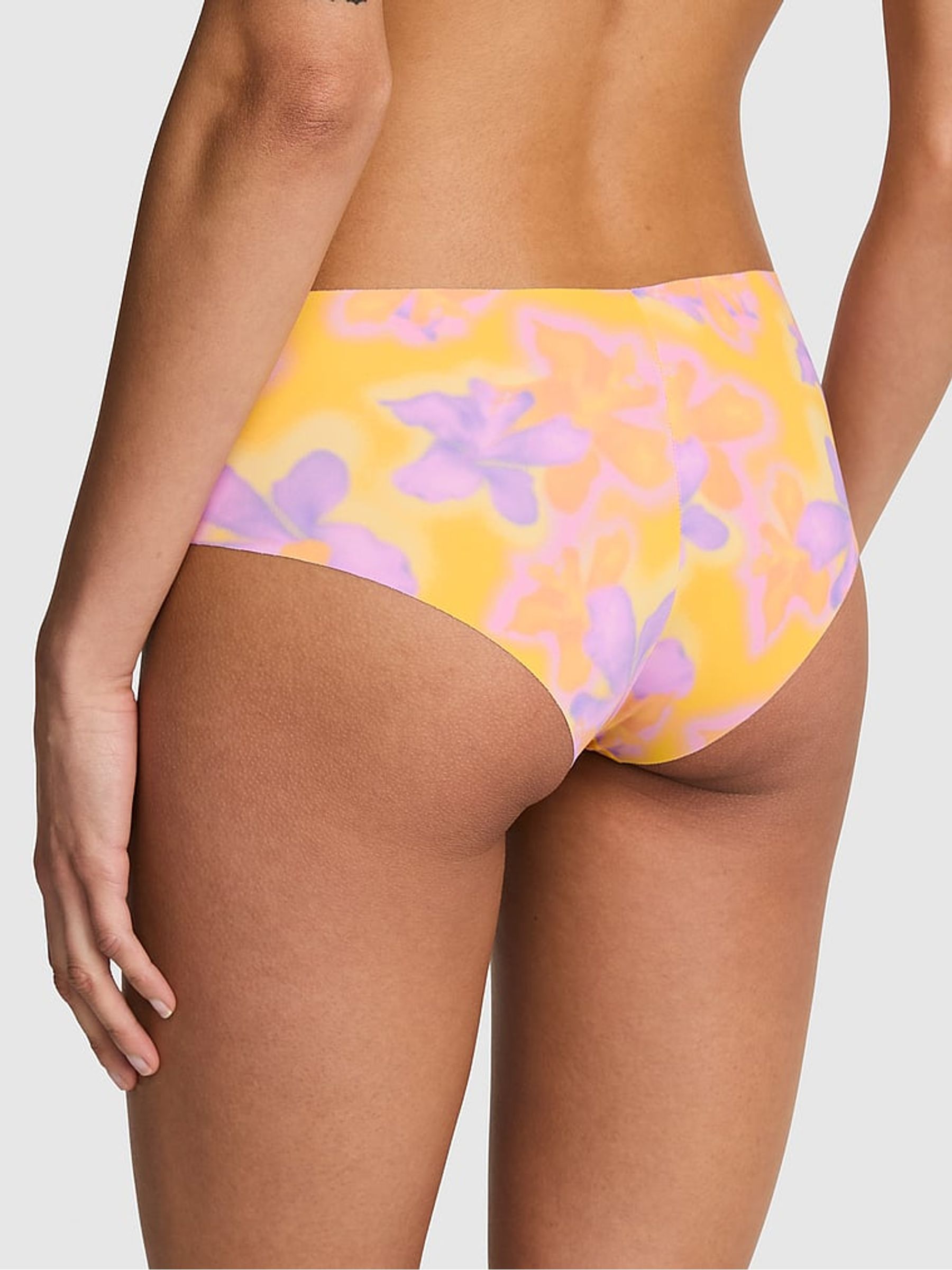 Orange Hibiscus Cheeky No Show Knickers - Image 2 of 2 Orange Hibiscus Cheeky No Show Knickers - Image 2 of 2