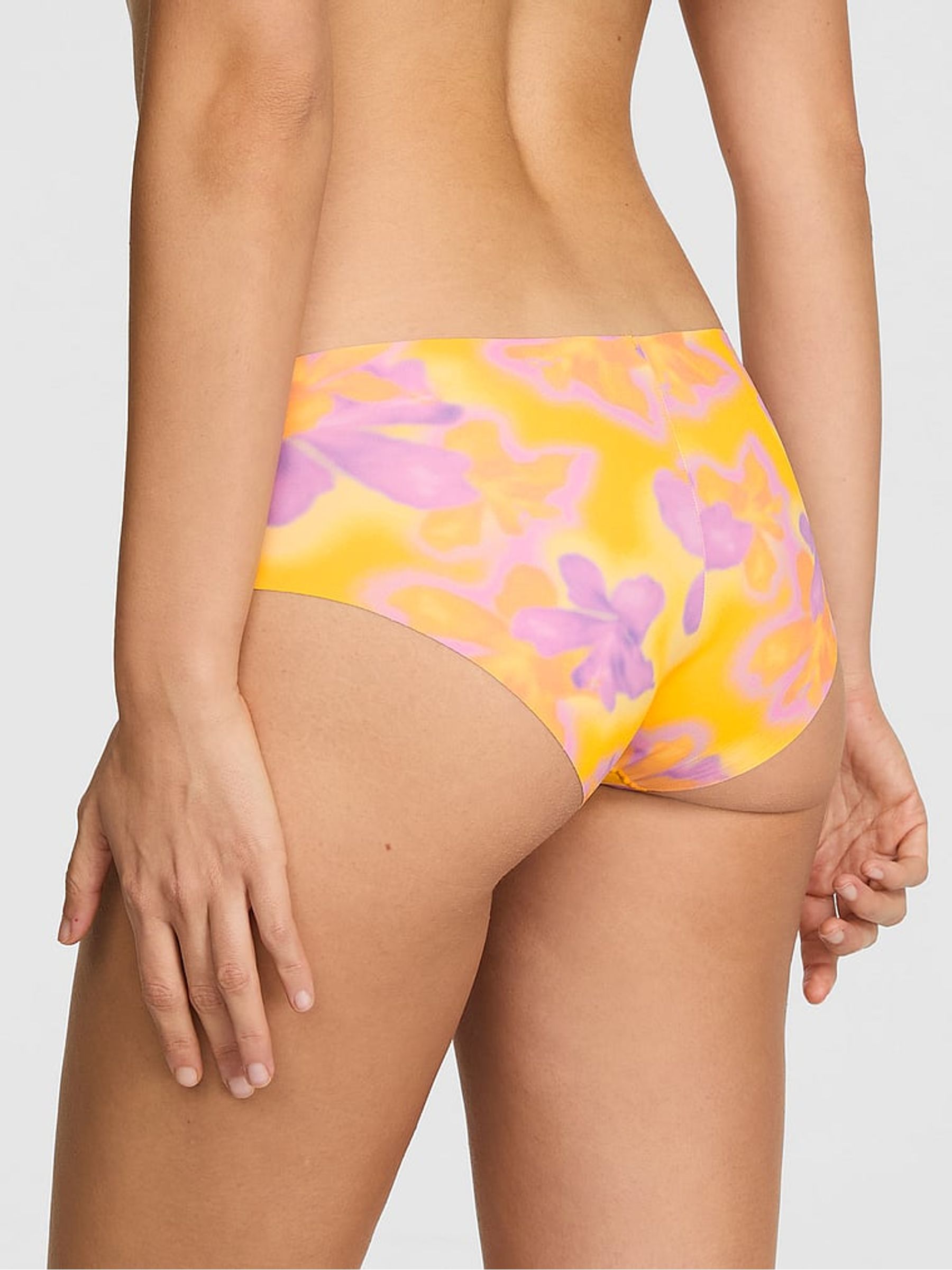 Orange Hibiscus Hipster No Show Knickers - Image 2 of 2 Orange Hibiscus Hipster No Show Knickers - Image 2 of 2
