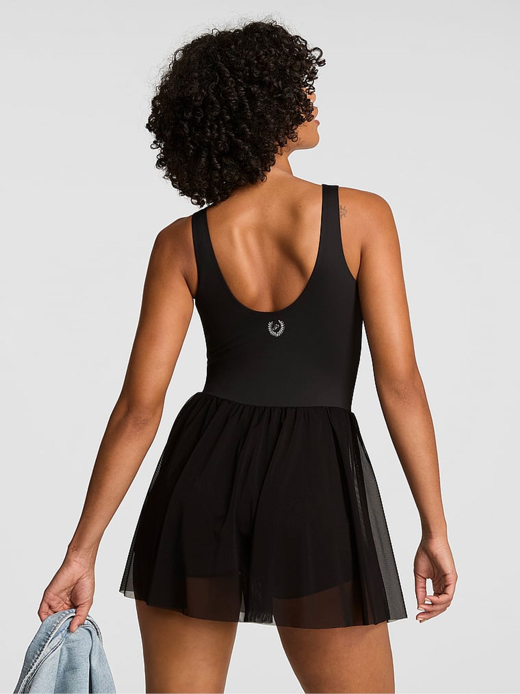 Black Relay Mesh Dress - Image 2 of 2