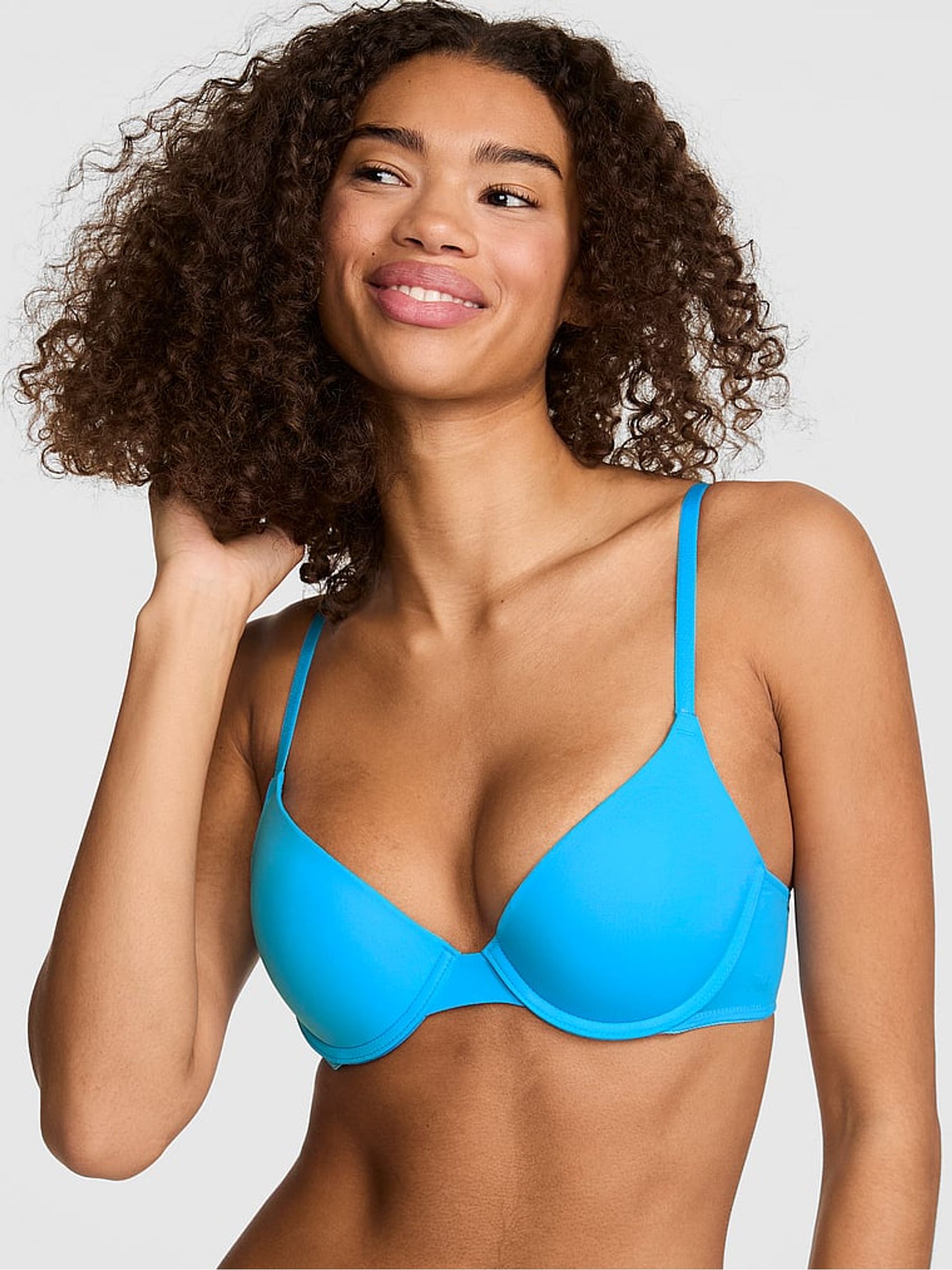 Capri Blue Push Up Bra - Image 1 of 2