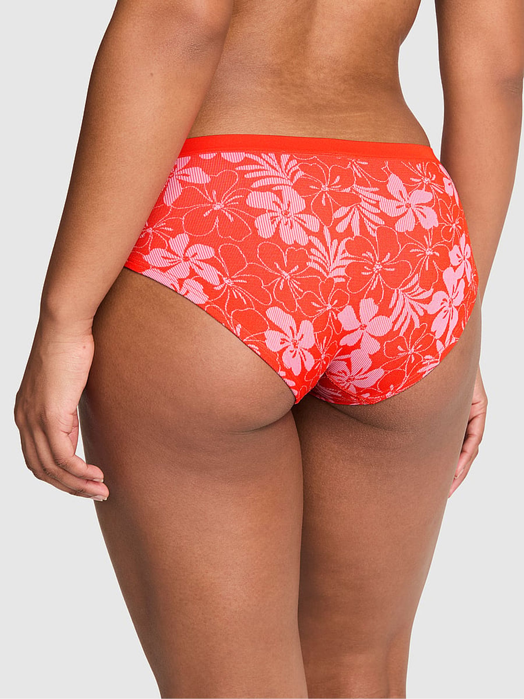 Red Hibiscus Hipster Knickers - Image 2 of 2 Red Hibiscus Hipster Knickers - Image 2 of 2