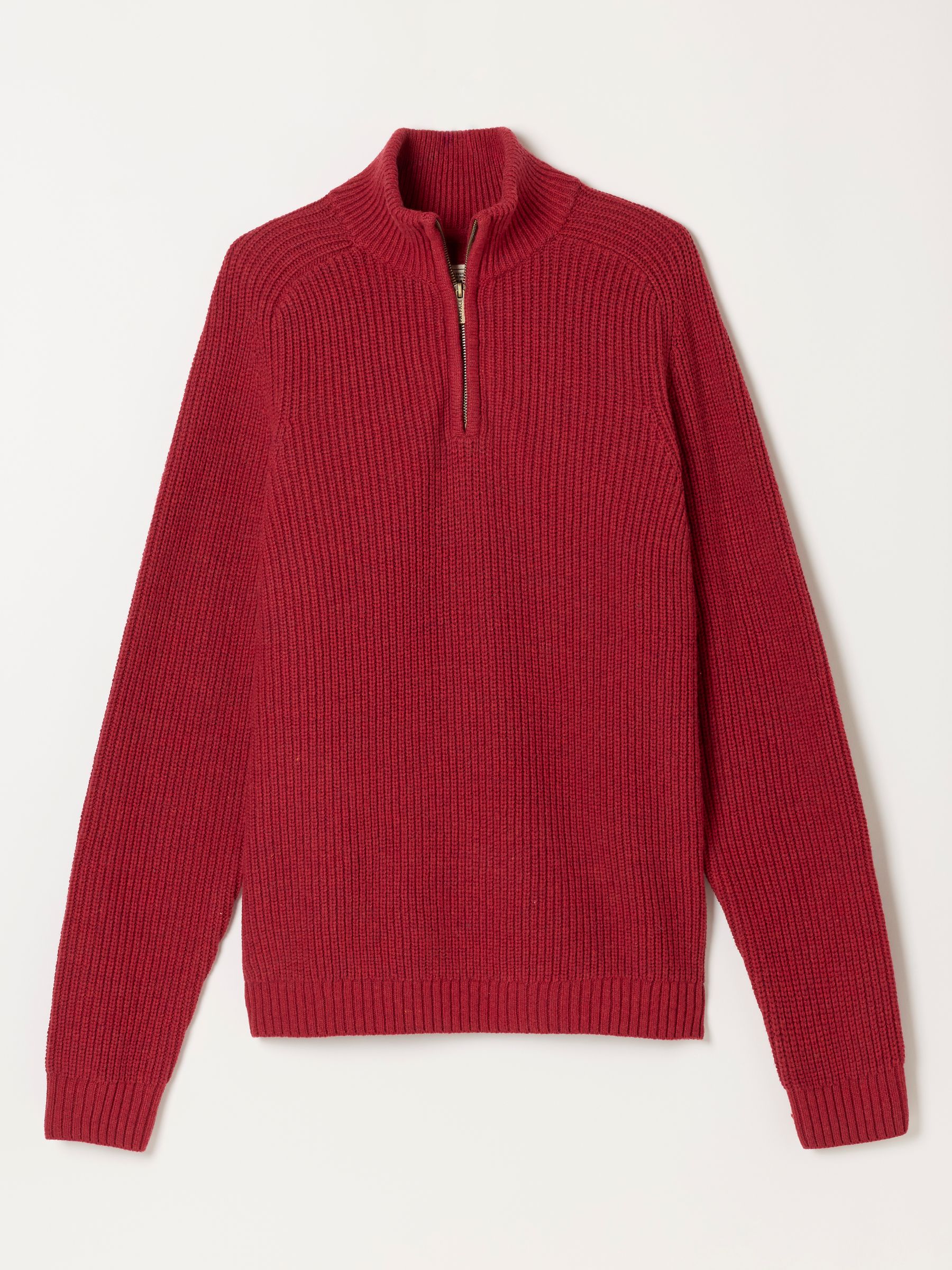 Ember Red Half Neck Knitted Jumper - Image 6 of 6