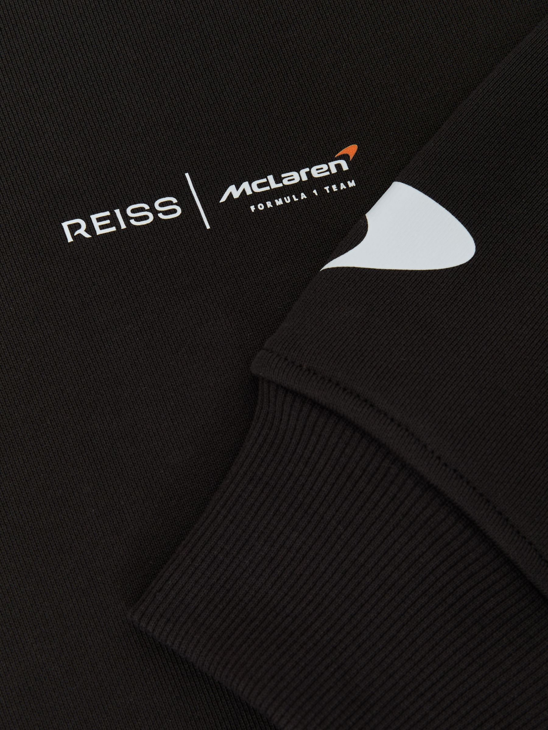 McLaren Racing Heavyweight Motif Hoodie Unisex-Fit in Washed Black - Image 7 of 8