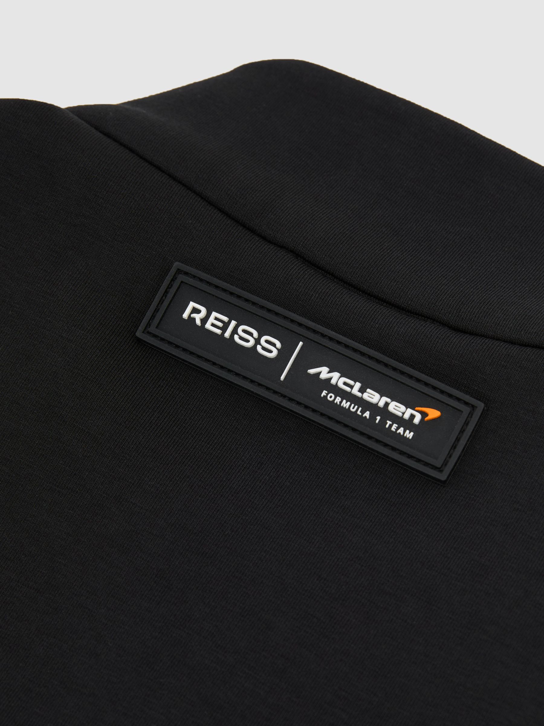 McLaren Black Racing Hybrid Quilted Jacket in Black - Image 7 of 8