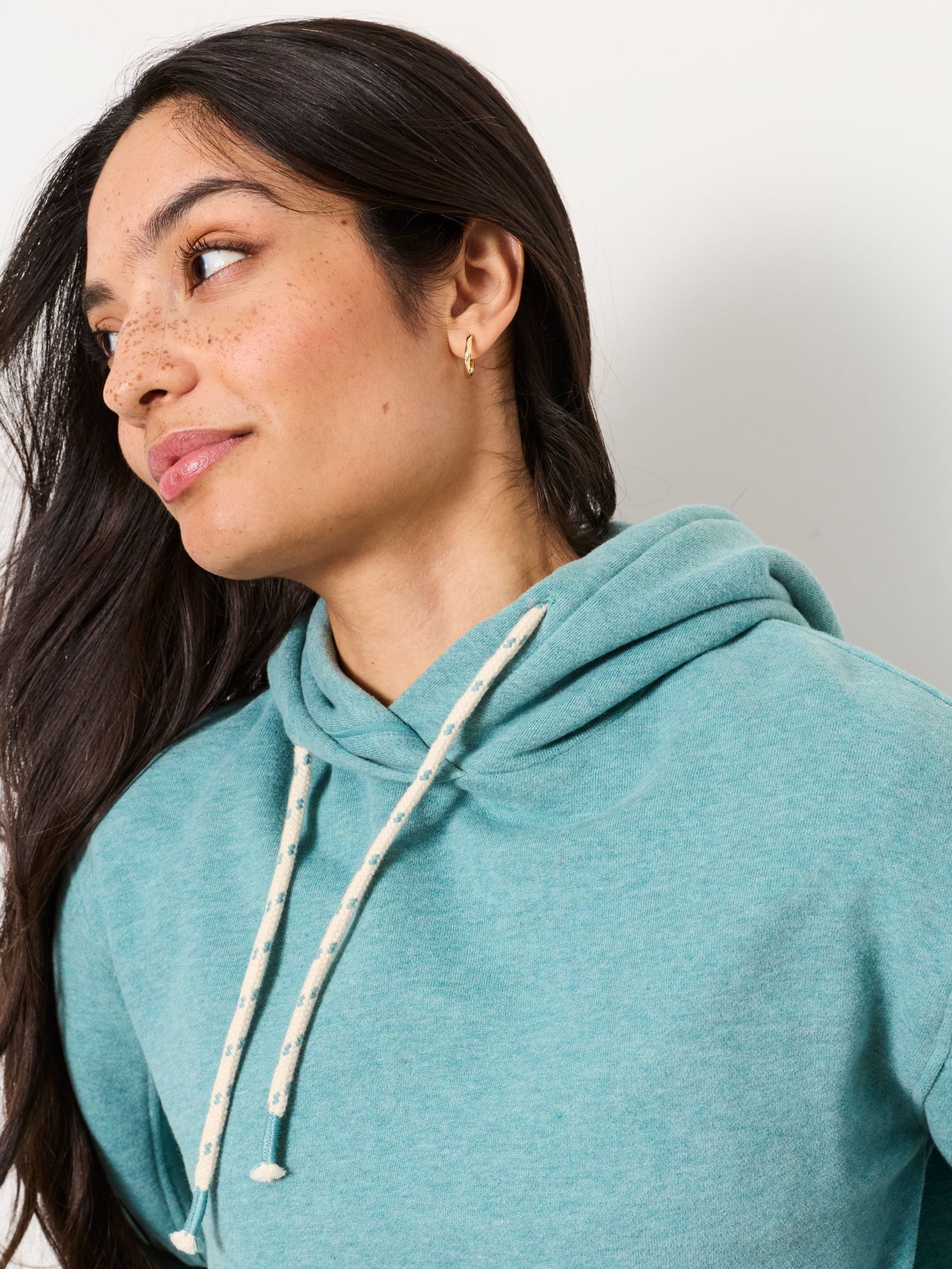 Freya Green Marl Overhead Hoodie - Image 3 of 7