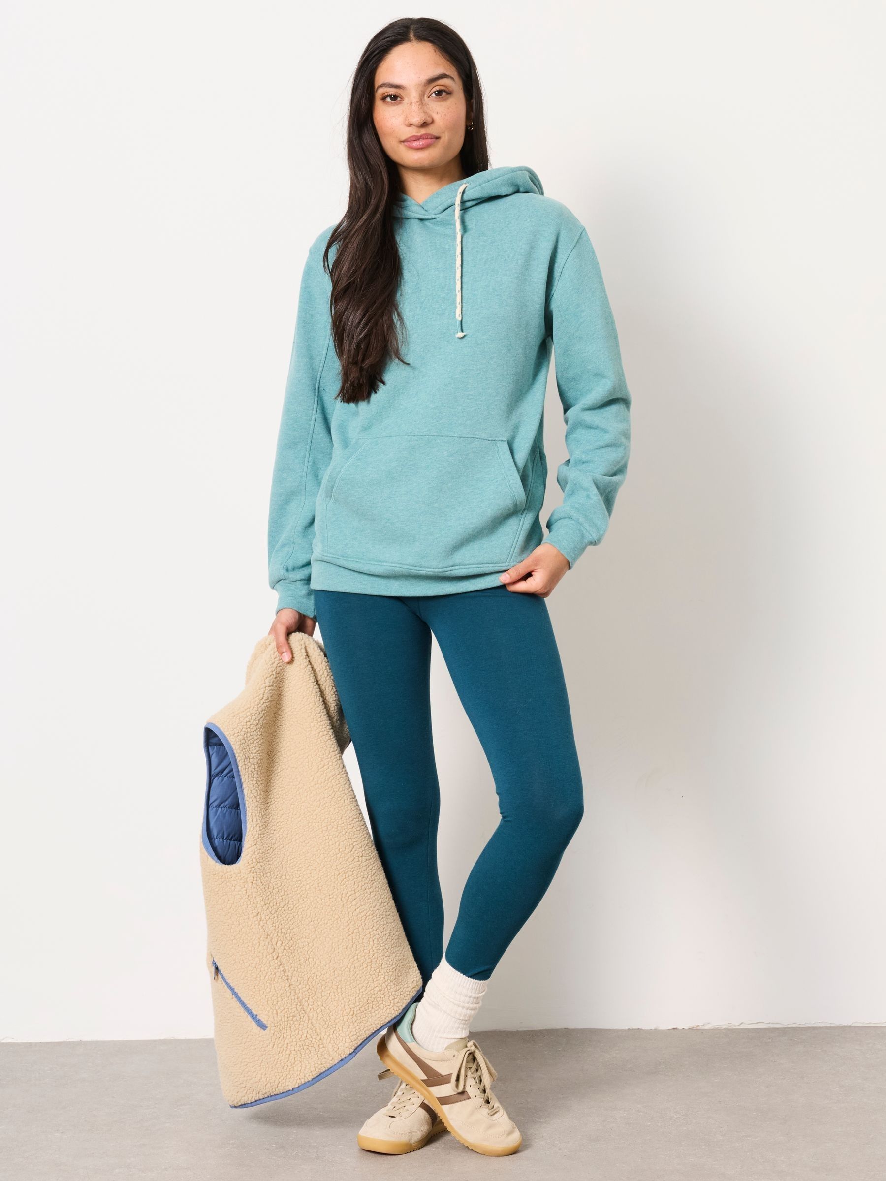 Freya Green Marl Overhead Hoodie - Image 5 of 7