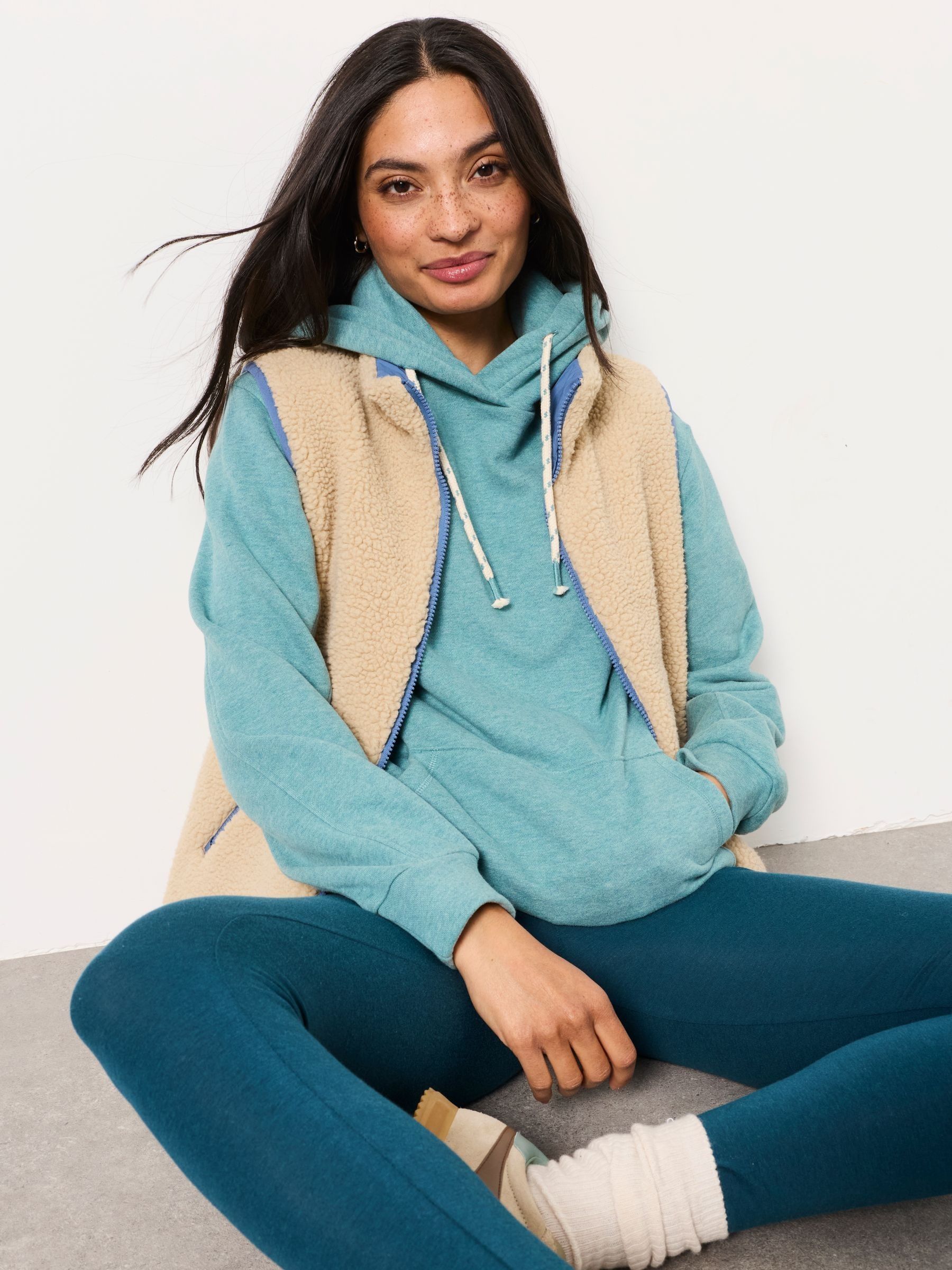 Freya Green Marl Overhead Hoodie - Image 6 of 7